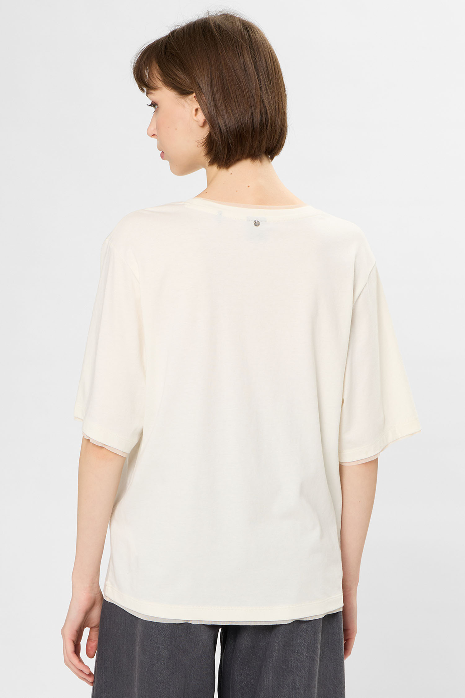 Жіноча біла футболка BOSS 50565191;118