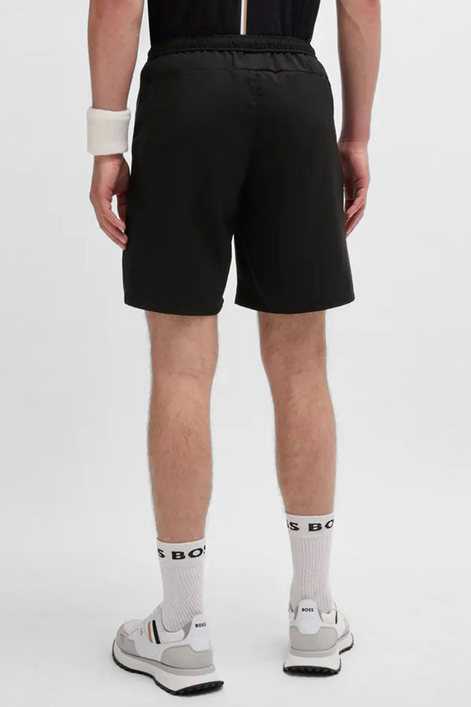 Мужские черные шорты BOSS 50521655;002