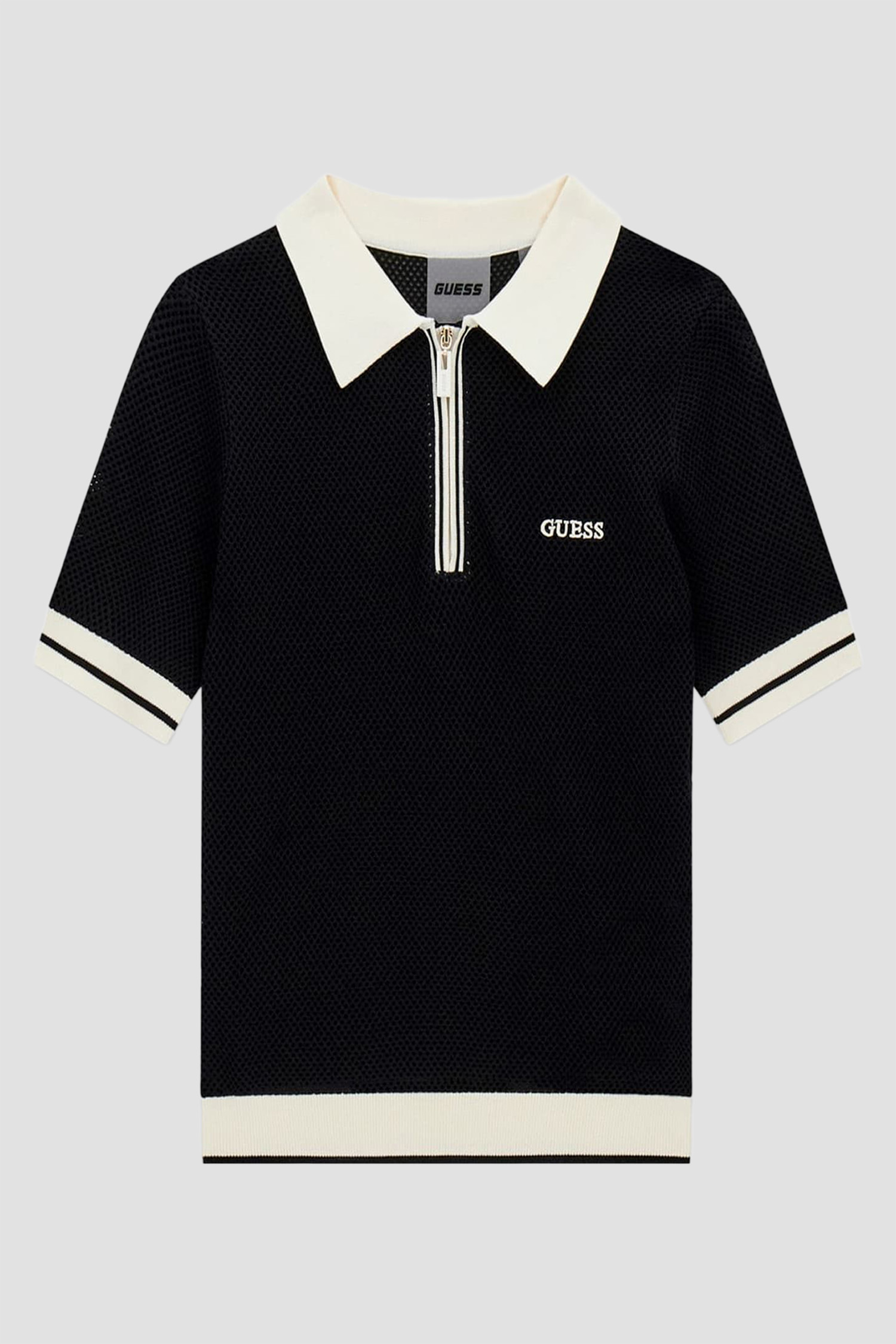 Женское черное поло Guess V6GR04.Z0725;JBLK