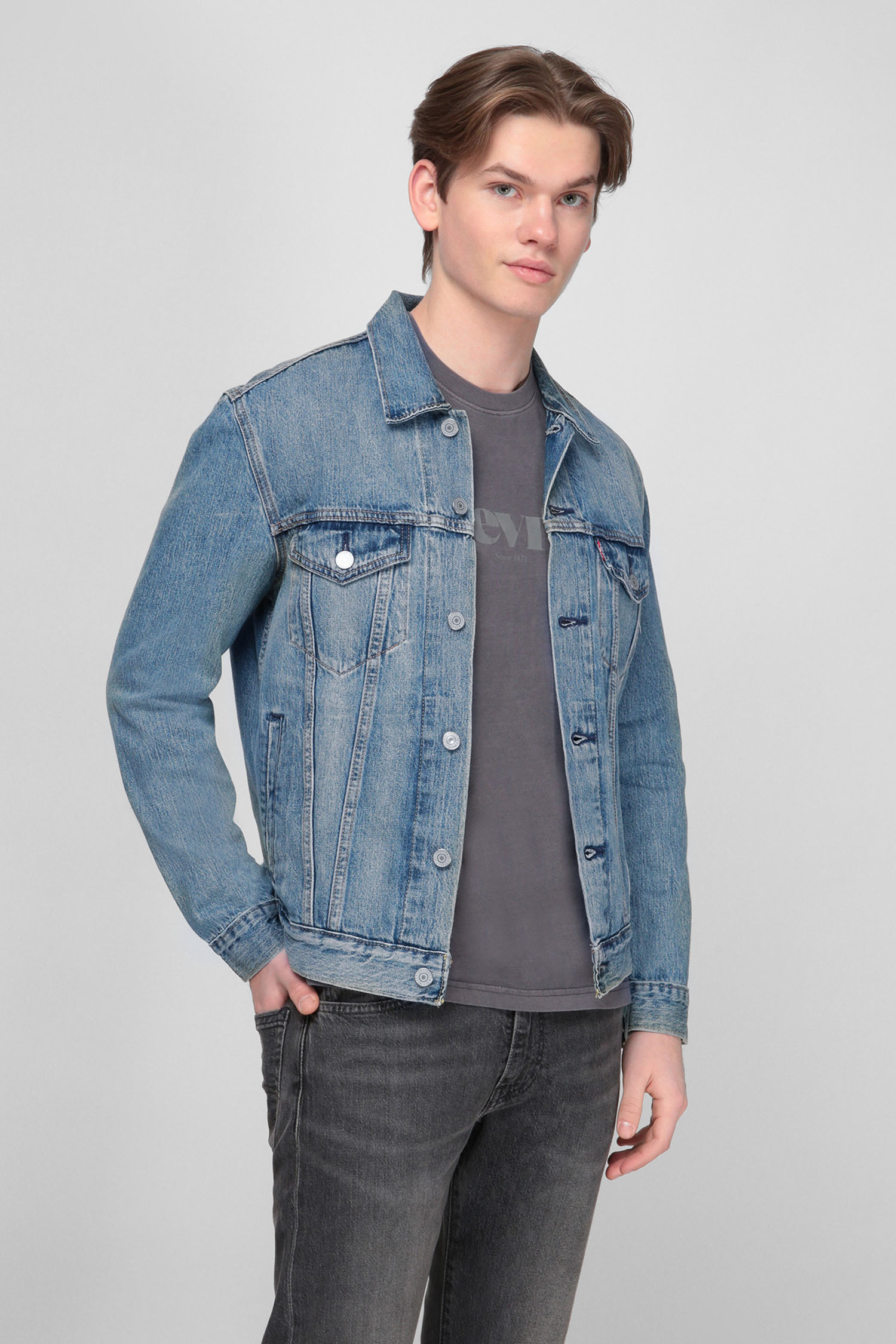 Синяя джинсовая куртка для парней Levi’s® 72334;0351