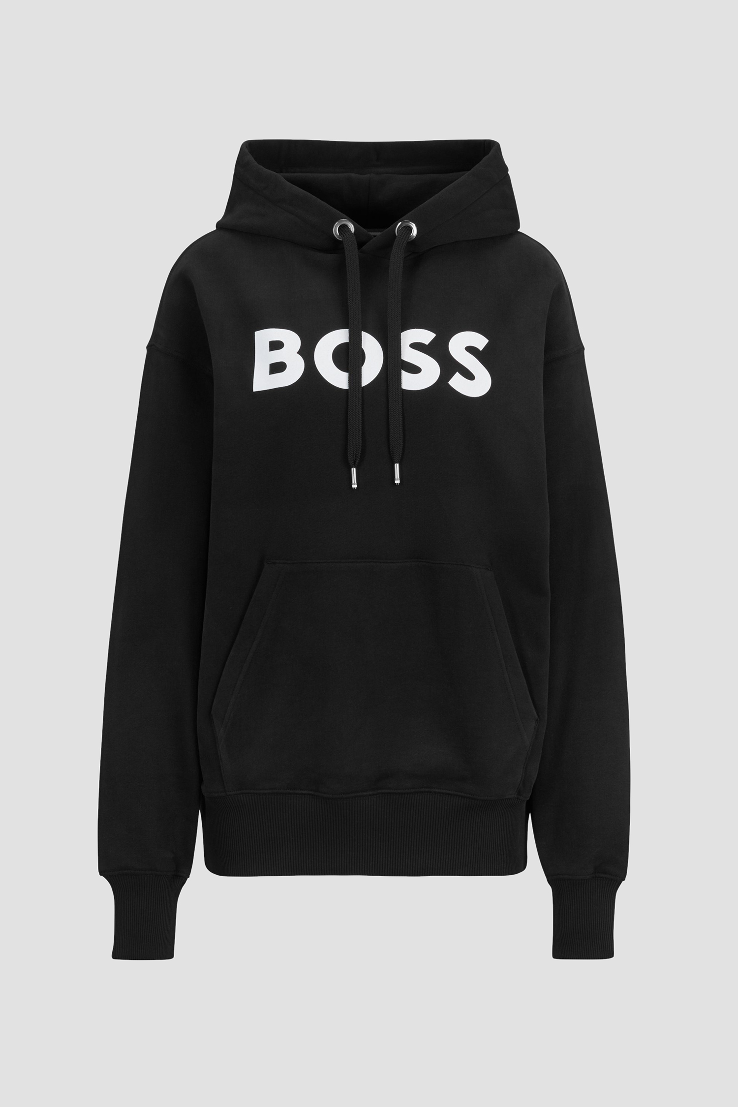 Женское черное худи BOSS 50490635;001