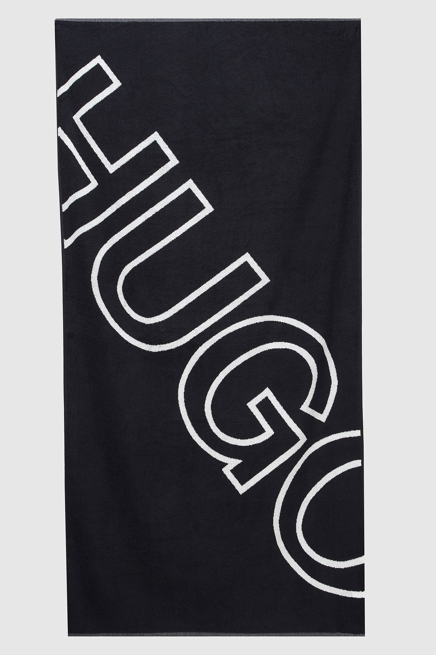 Мужское черное полотенце HUGO 50446404;001