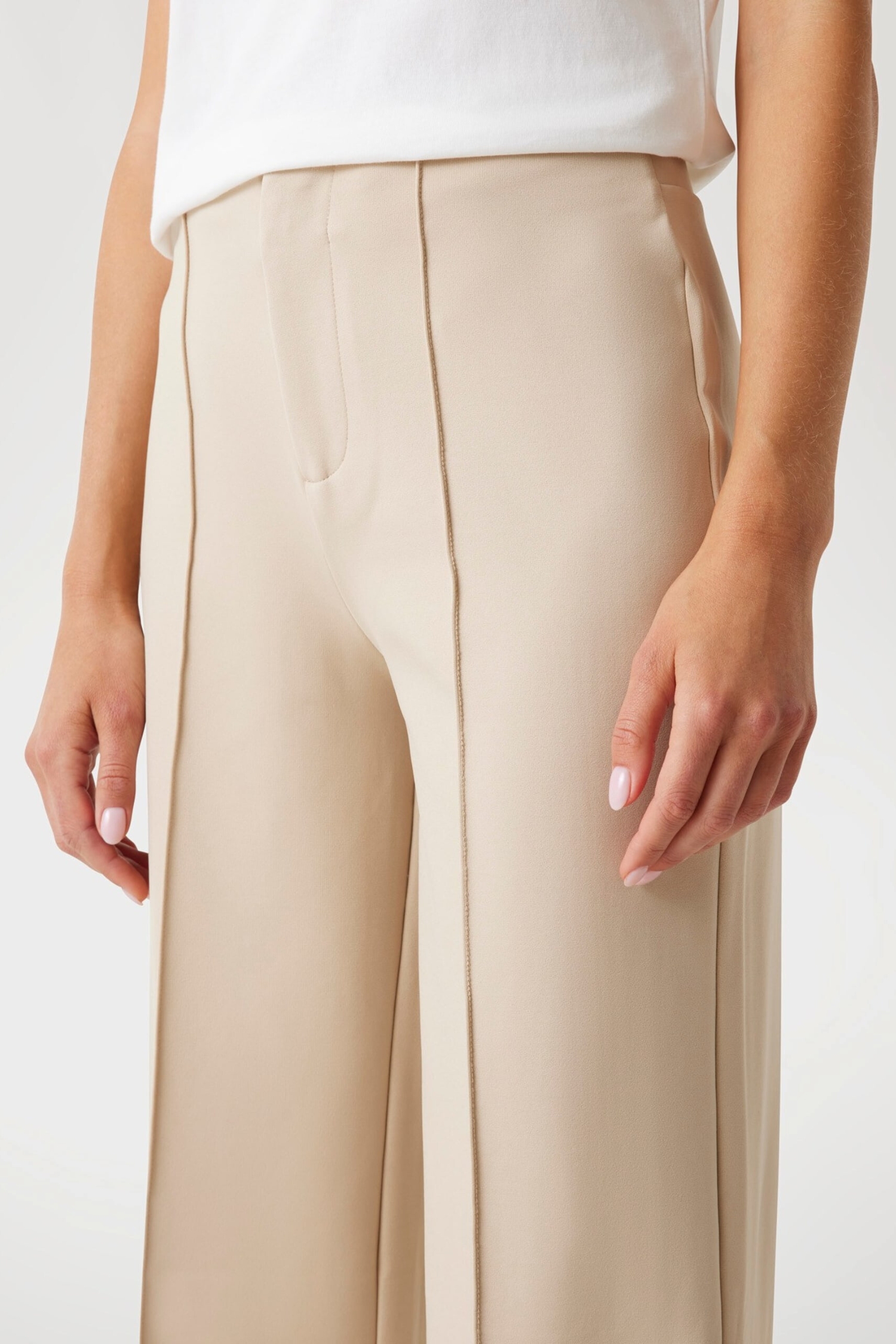 Женские бежевые брюки Guess V5YB11.KCX42;G1DR