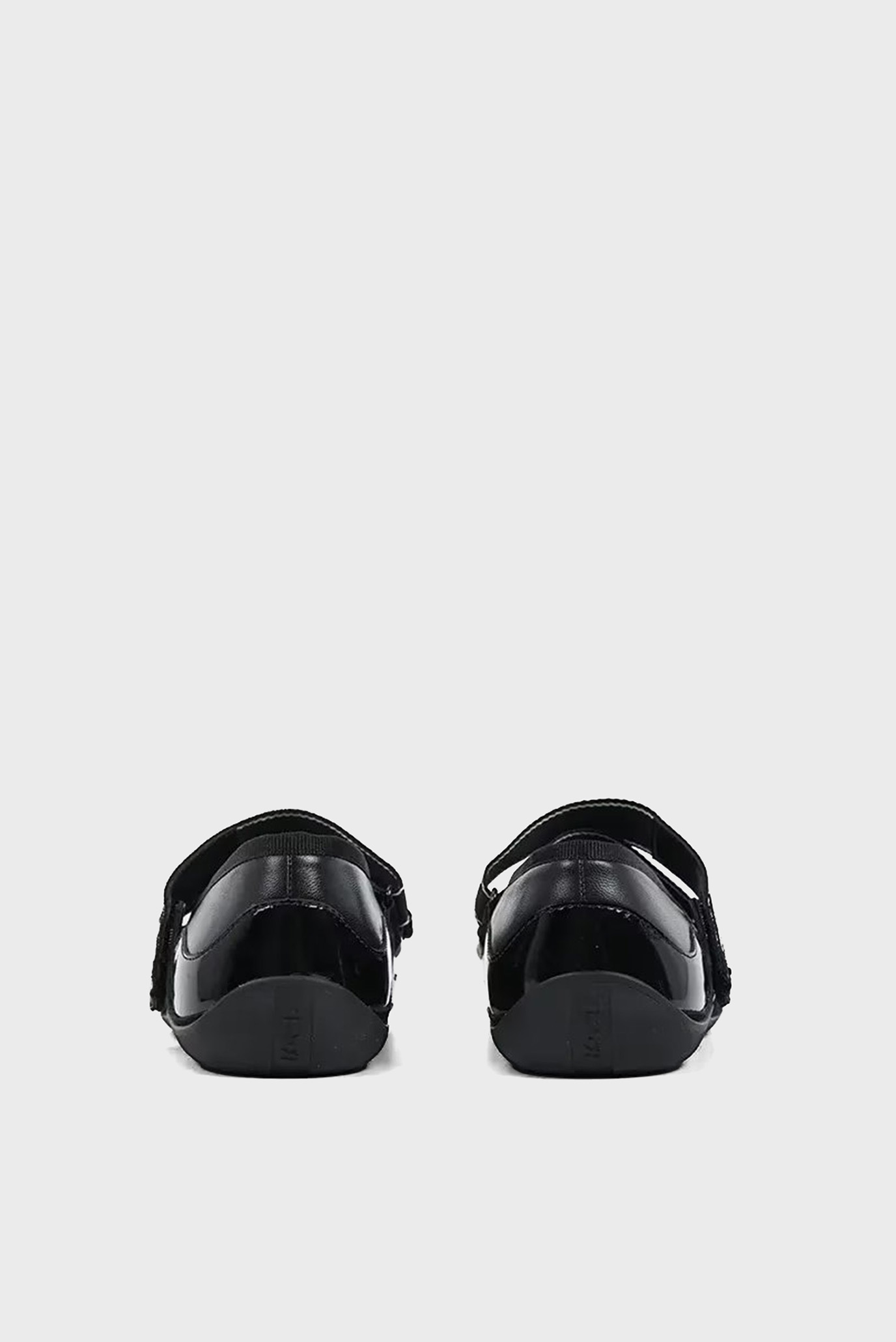 Жіночі чорні шкіряні балетки Karl Lagerfeld KL66101;3M0