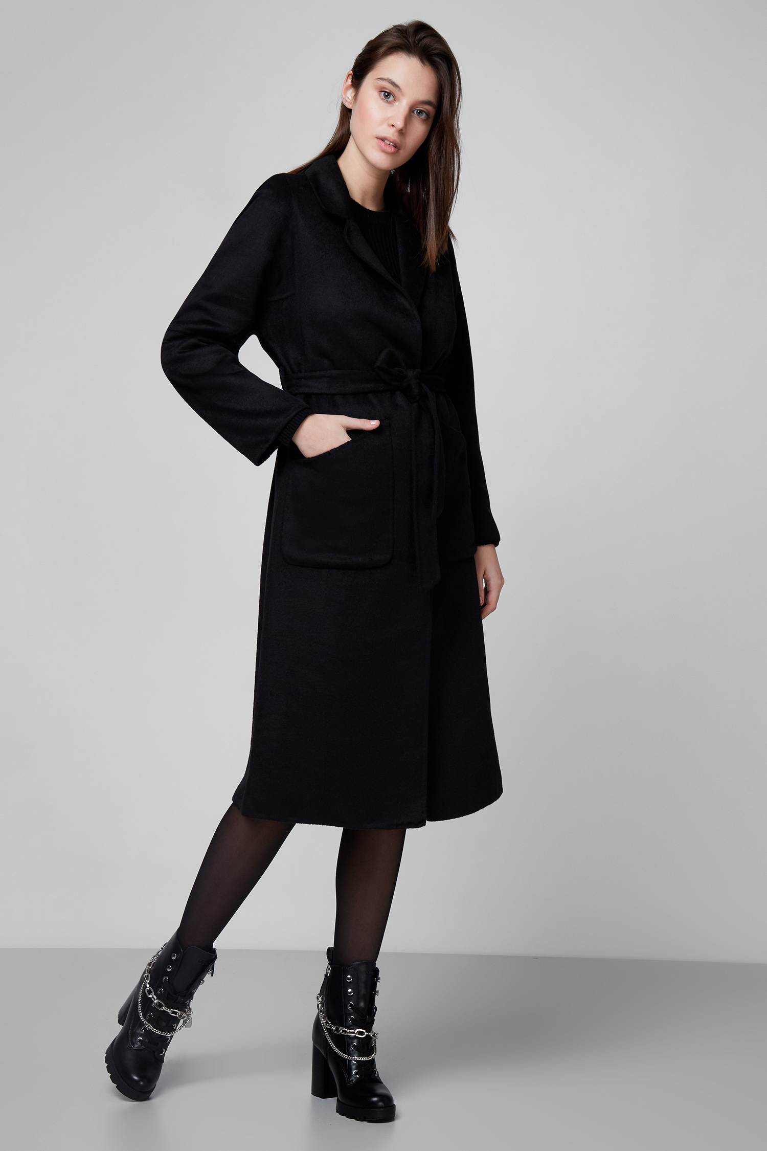 Женское черное пальто GUESS by Marciano Guess 0BG355.9322Z;JBLK