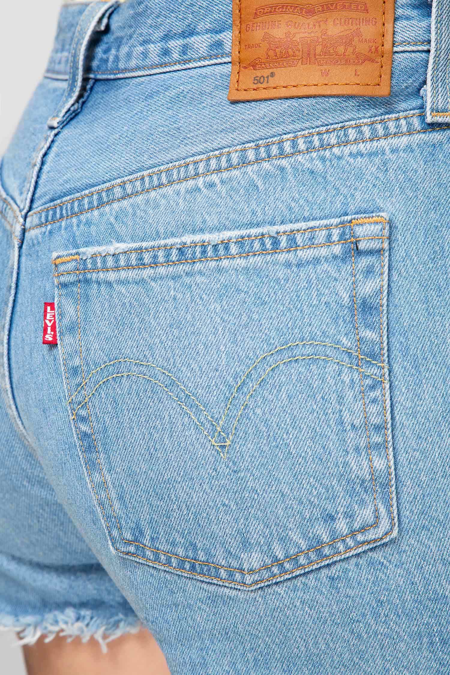 Жіночі блакитні джинсові шорти 501® High Rise Taille Haute Levi’s® 56327;0086