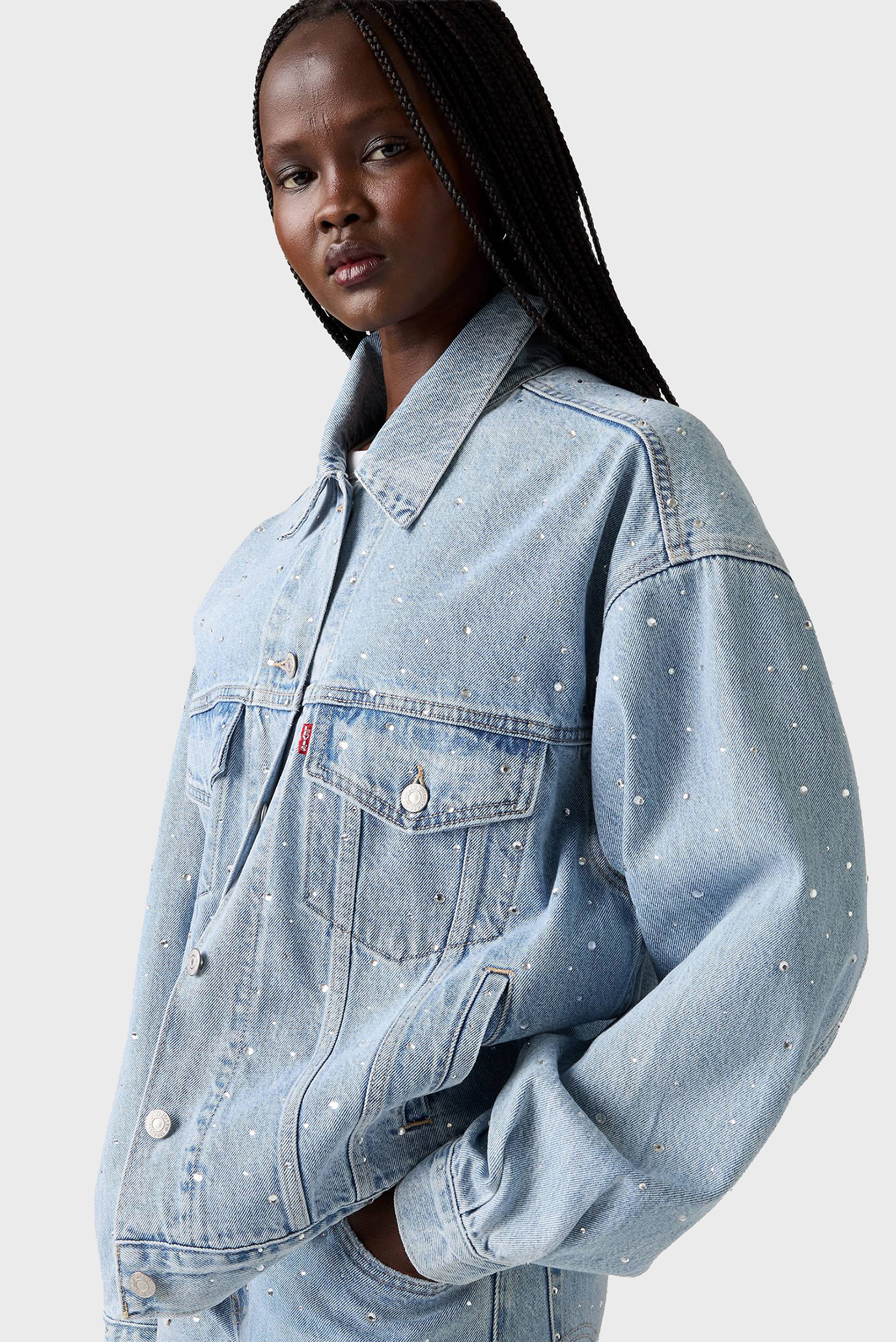 Женская голубая джинсовая куртка Levi’s® A1743;0145