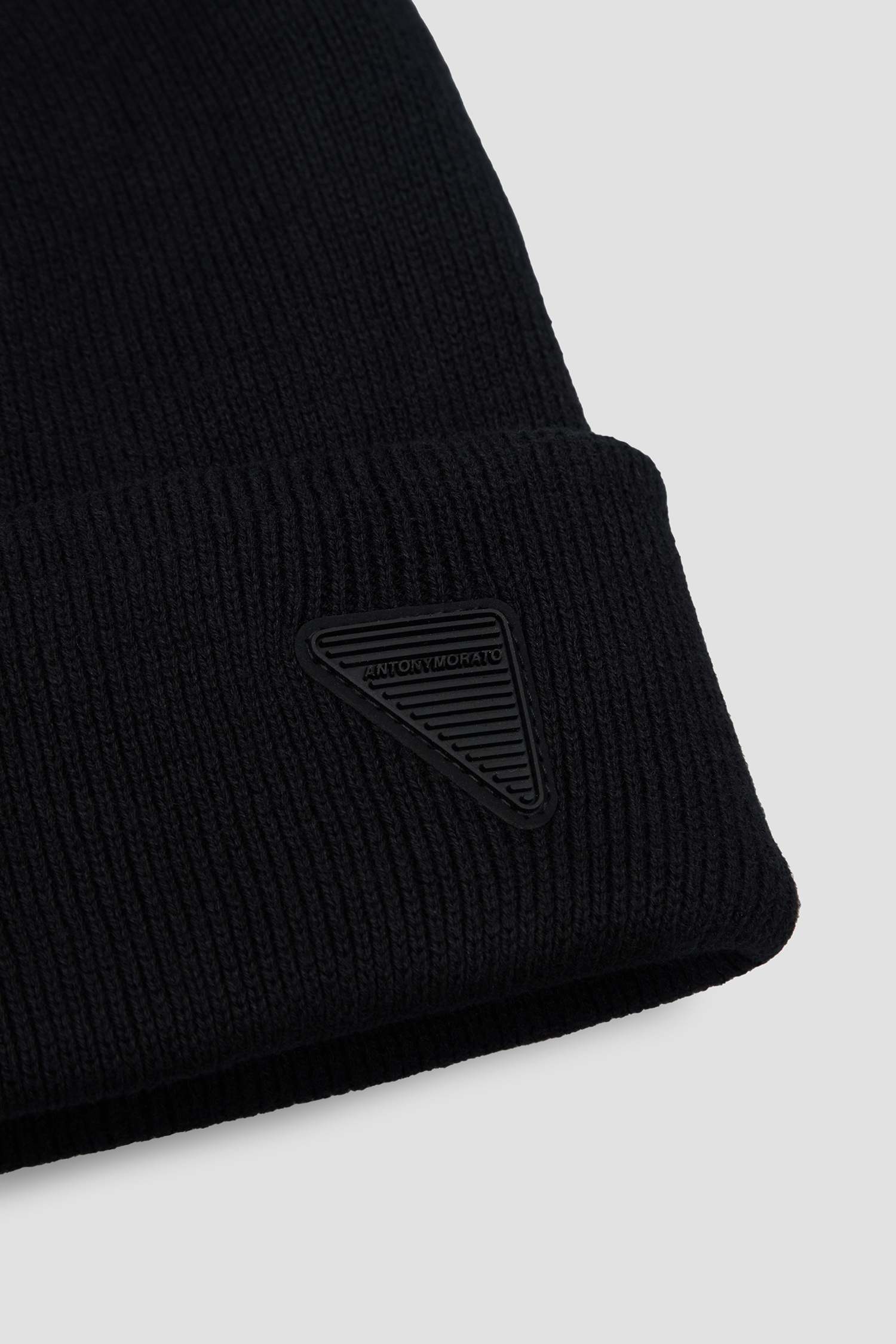 Чоловіча чорна шапка Antony Morato MMHA00340.YA100064;9000