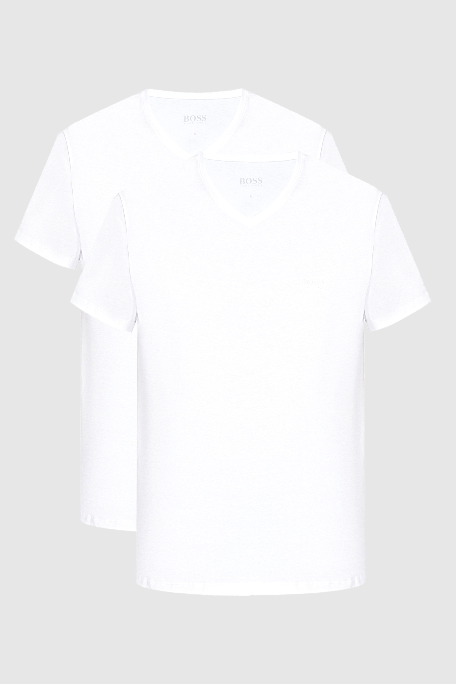 Чоловіча біла футболка (2 шт) BOSS 50325401;100