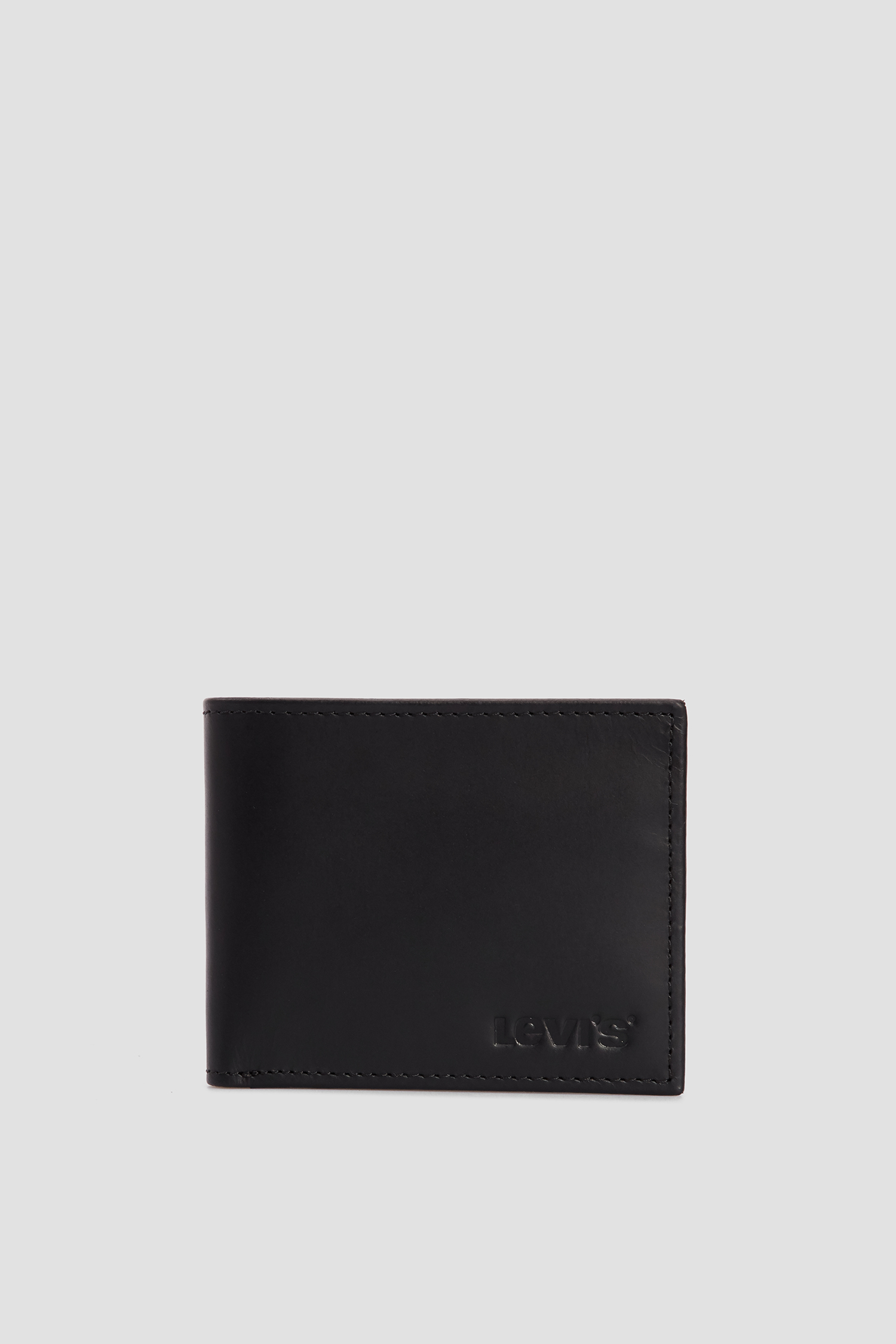 Чорний шкіряний гаманець для хлопців Levi’s® 233685;4.59