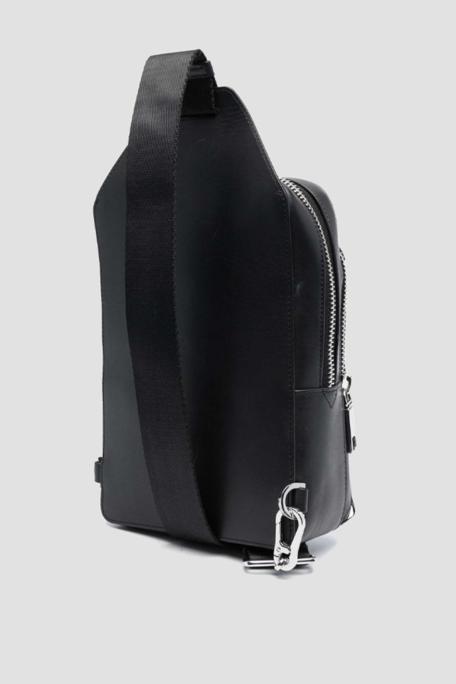 Чоловіча чорна шкіряна сумка Karl Lagerfeld A1M30398;999