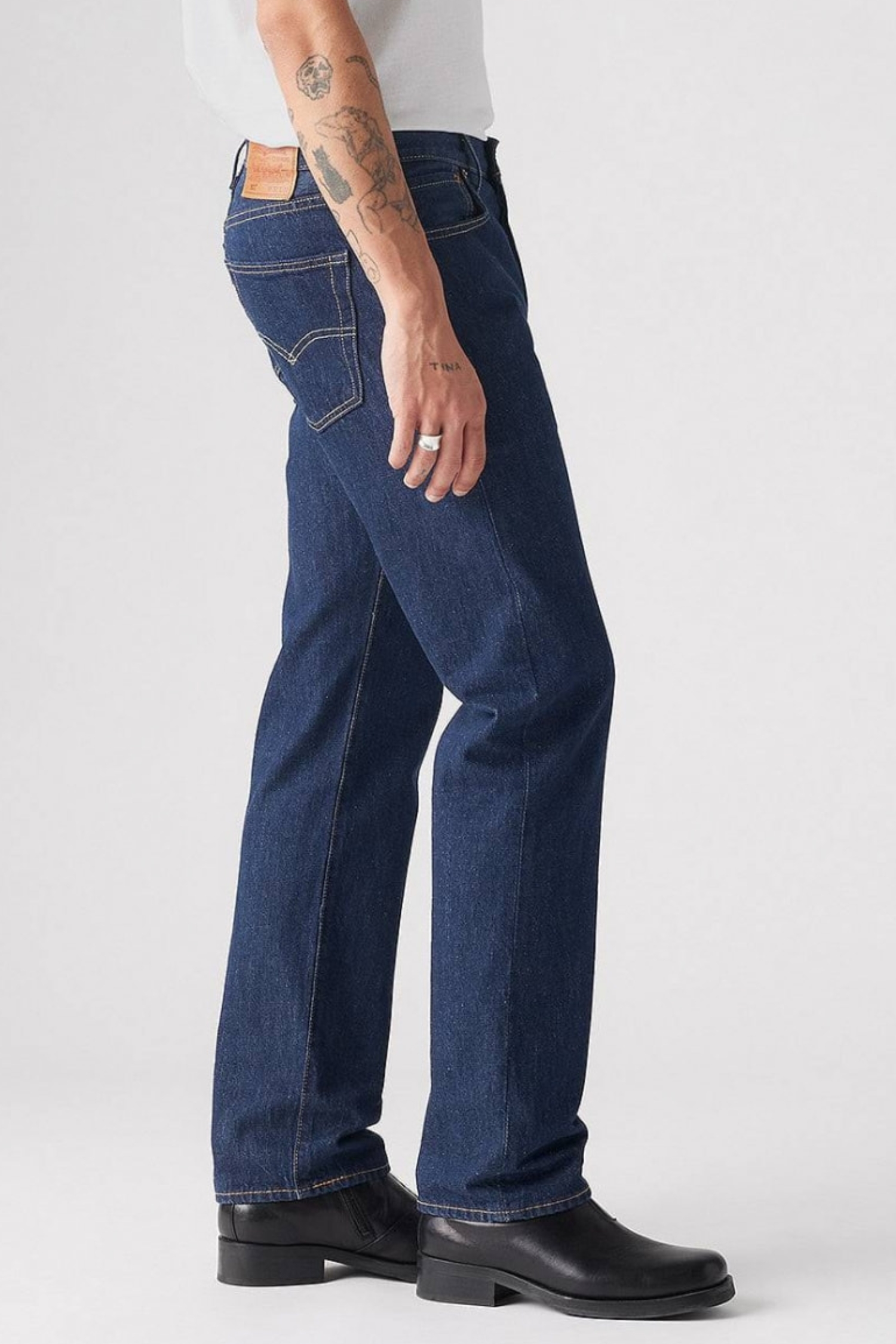 Чоловічі темно-сині джинси  501® Straight Levi’s® 00501;0101