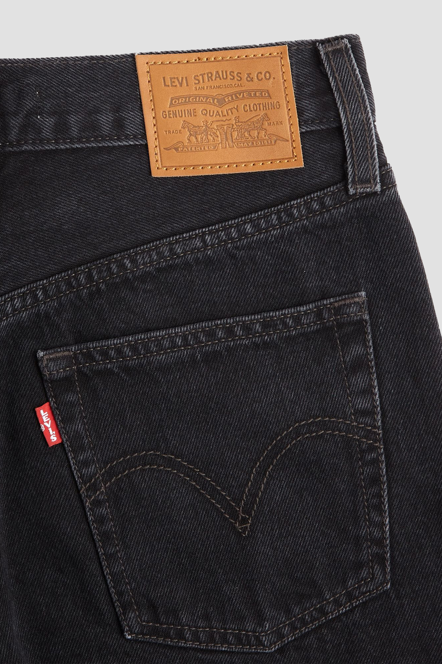 Женские черные джинсы Ribcage Wide Leg Levi’s® A6081;0001