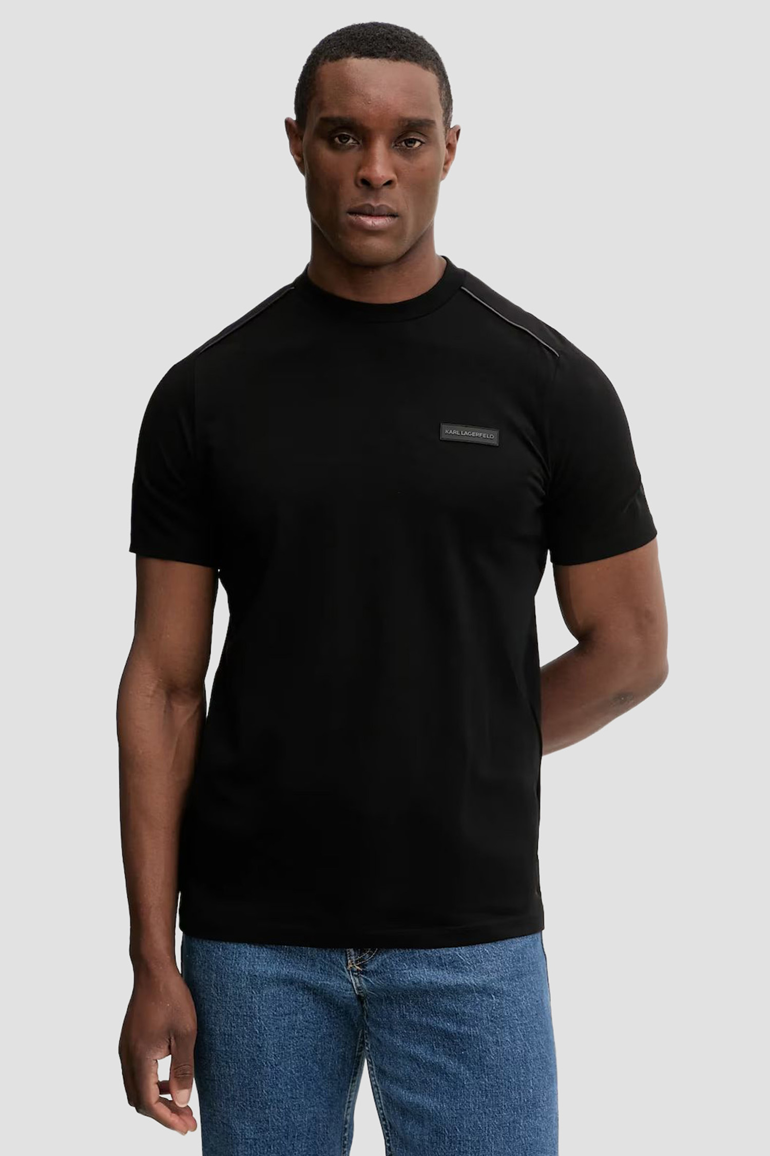 Мужская черная футболка Karl Lagerfeld 561221.755020;990