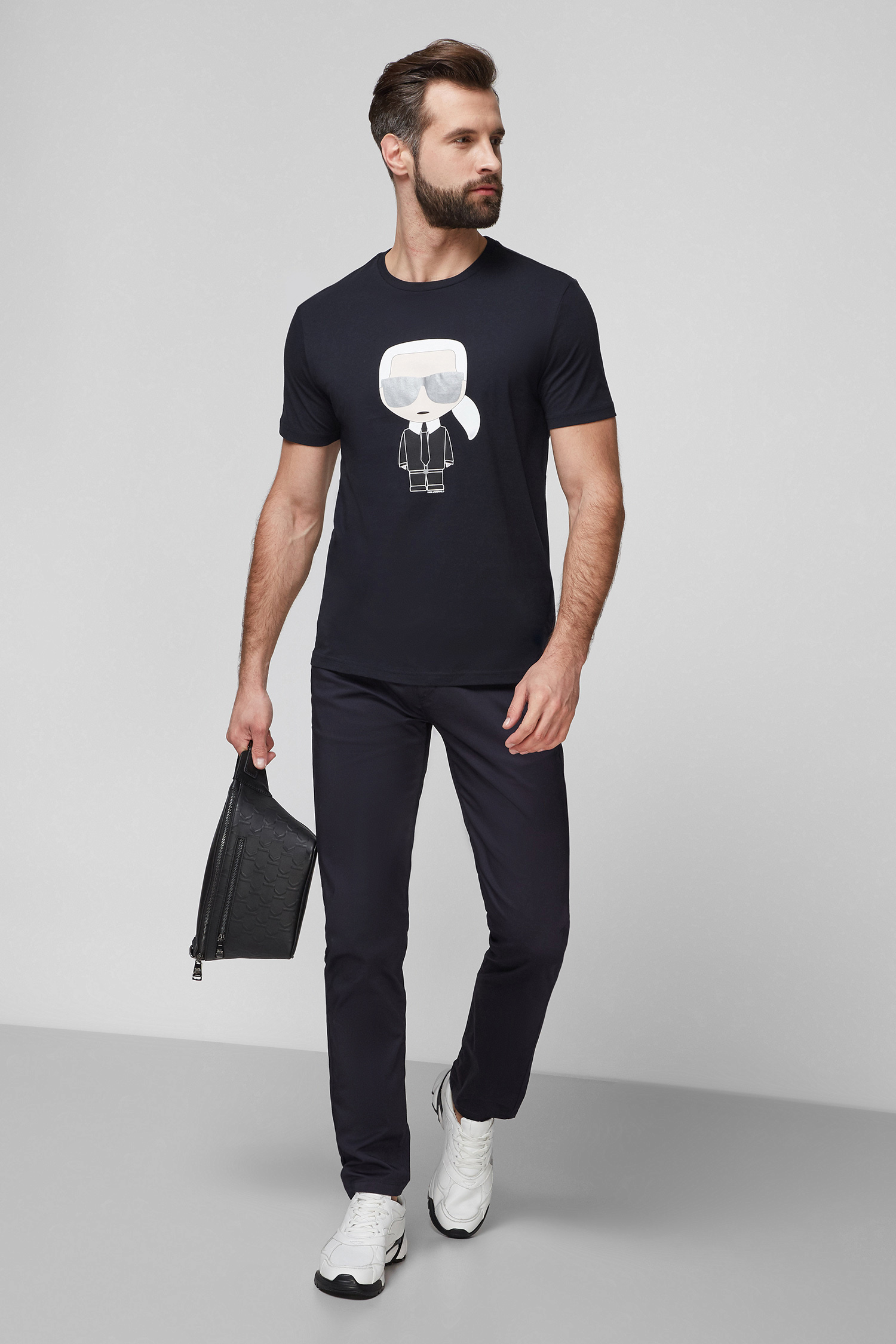 Мужские темно-синие чиносы Karl Lagerfeld 511801.255836;690