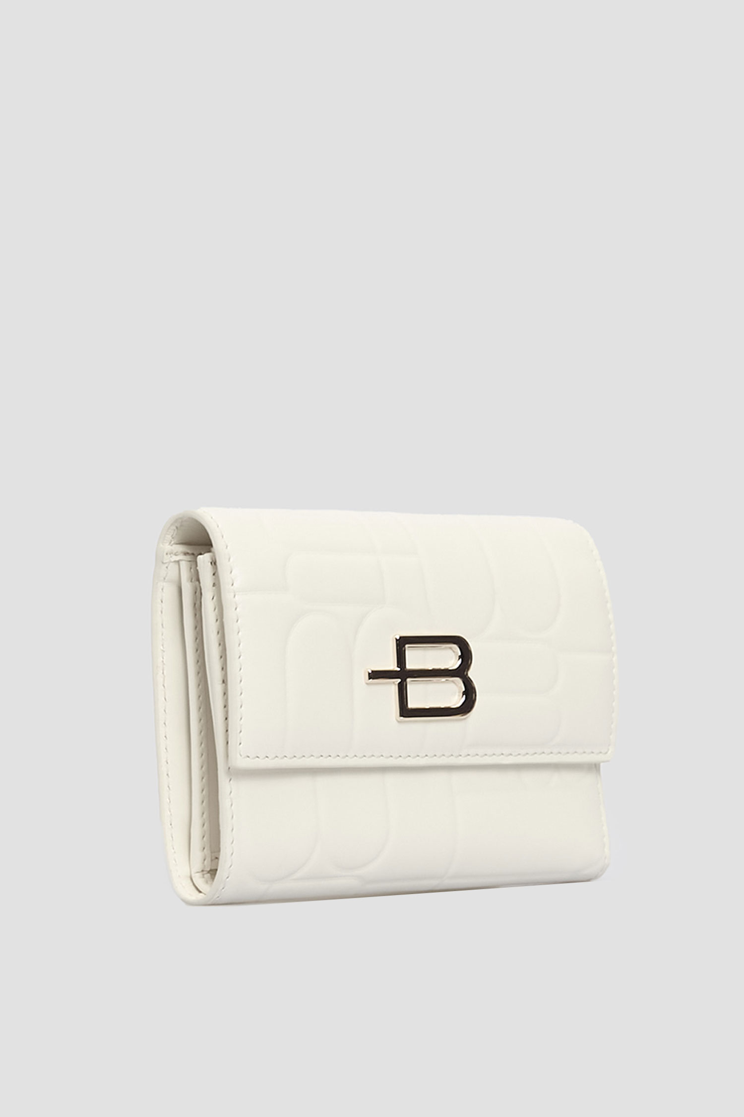 Жіночий білий шкіряний гаманець BALDININI P3B015XXMONO;9002