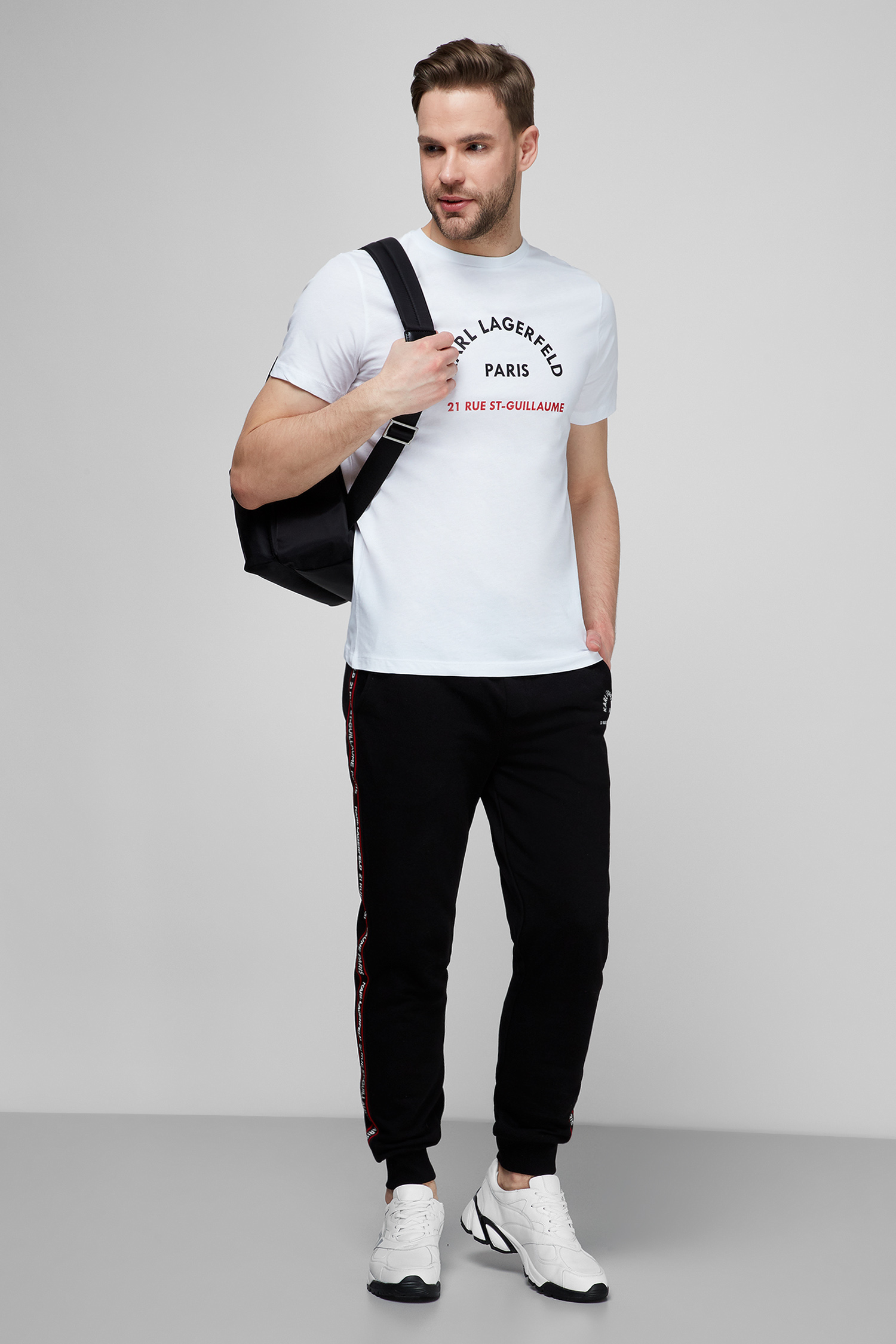 Чоловіча біла футболка Karl Lagerfeld 511224.755071;10