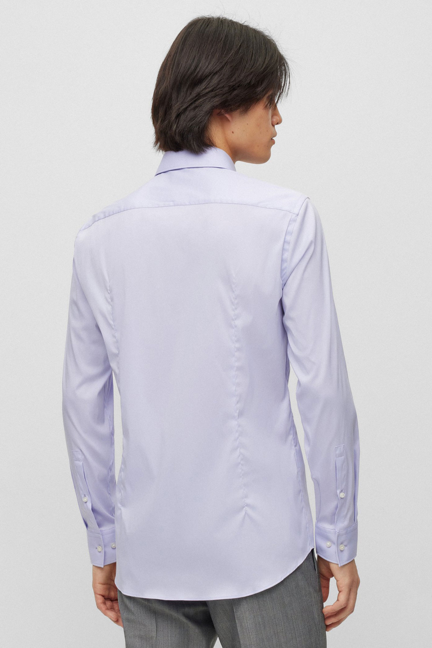 Чоловіча бузкова сорочка HUGO 50484023;535