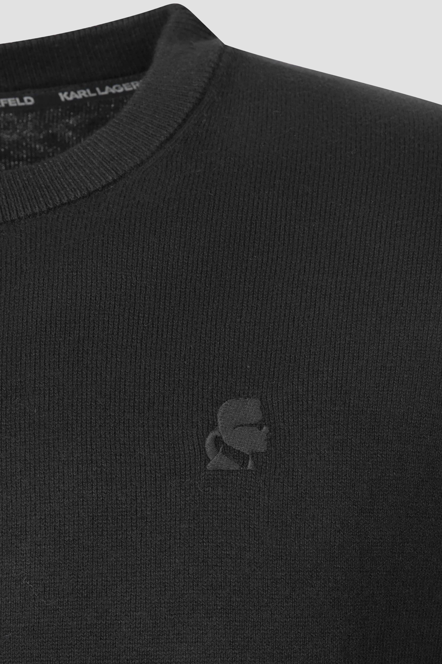Мужской черный джемпер Karl Lagerfeld 563300.655000;990