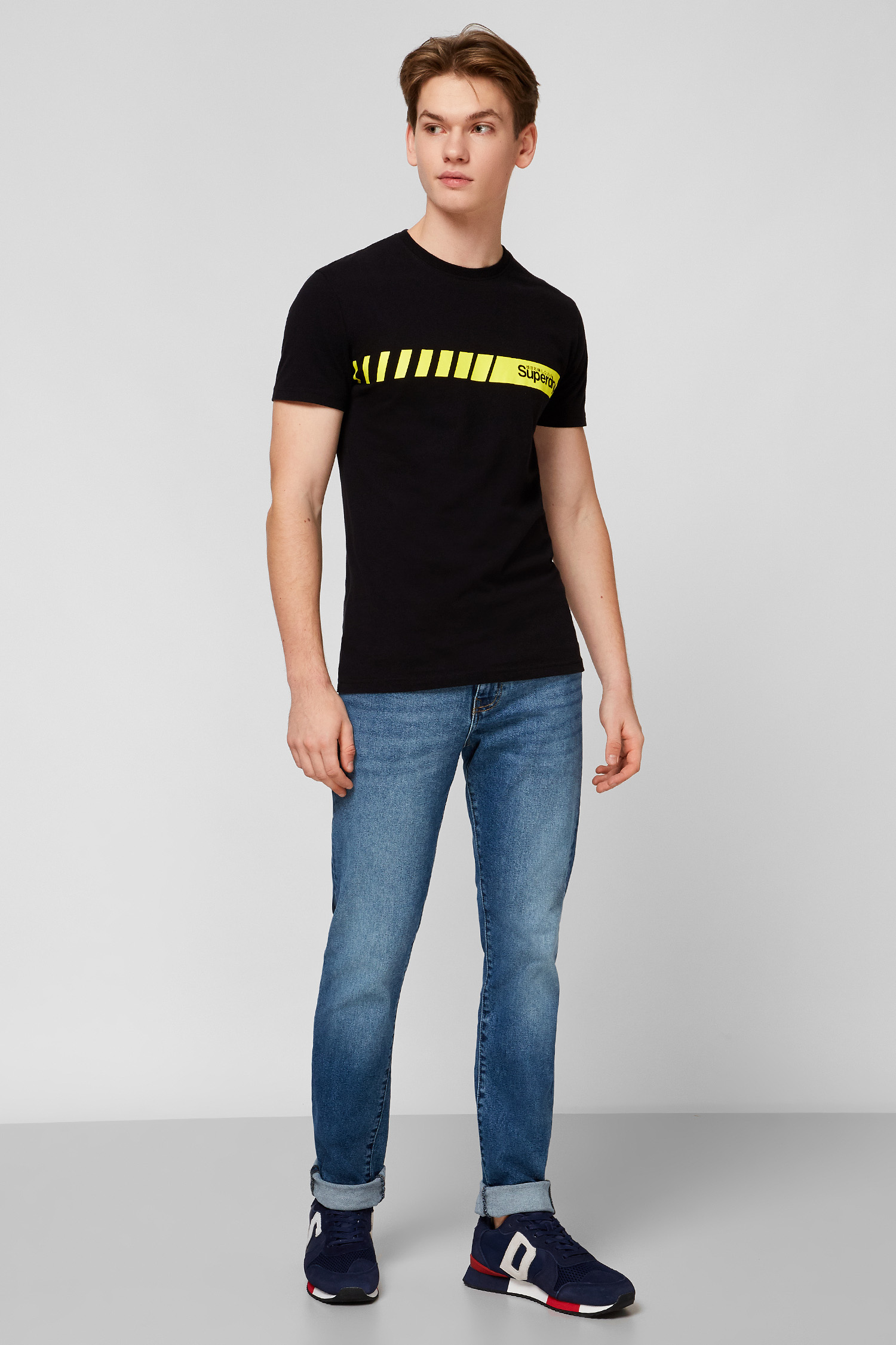 Черная футболка для парней SuperDry M1010168A;12A