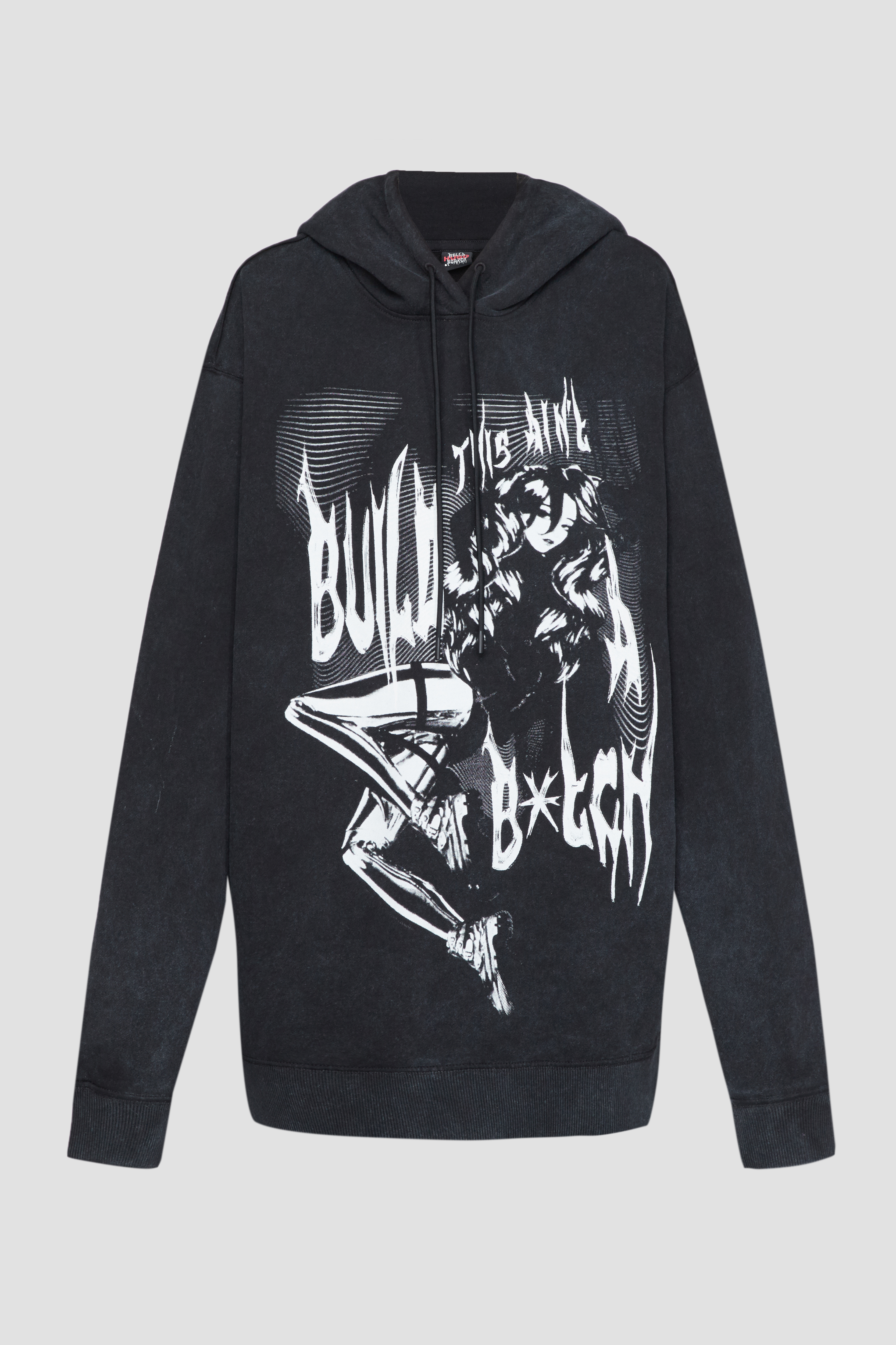 Женское черное худи HUGO х Bella Poarch HUGO 50508777;002