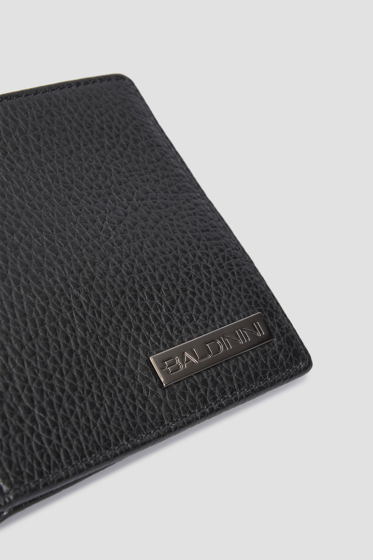 Мужской черный кожаный кошелек BALDININI Q3A003XXCERV;0000