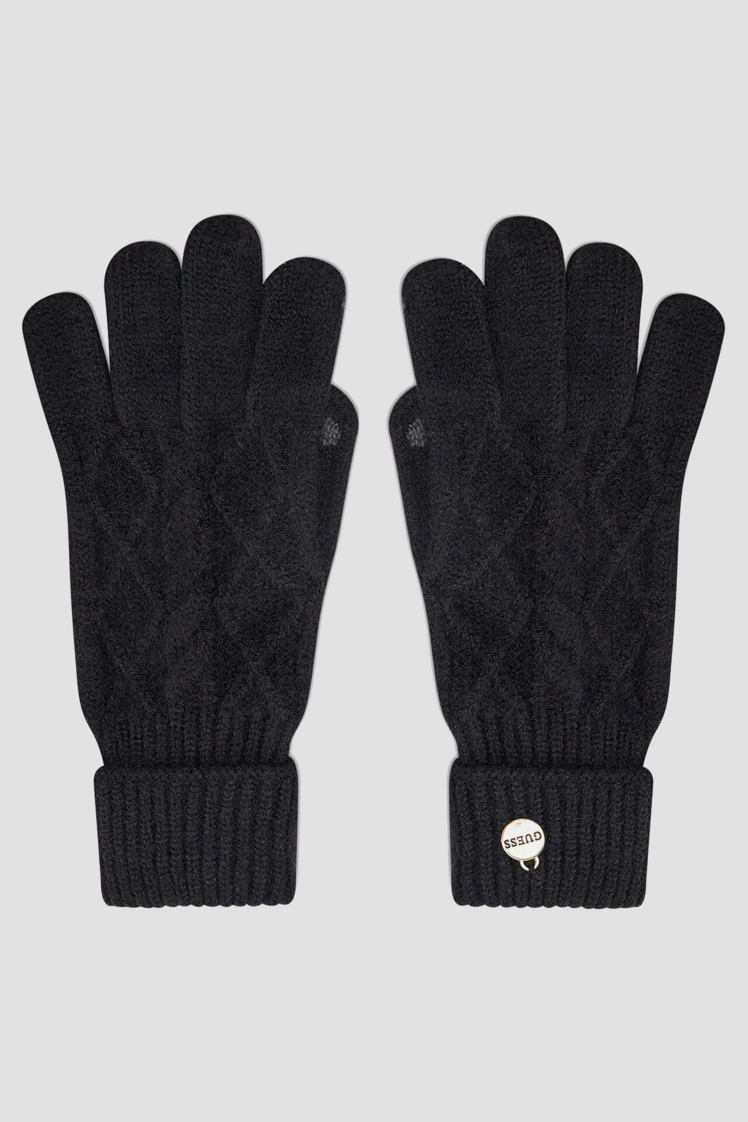 Женские черные перчатки Guess AW9257.POL02;BLA