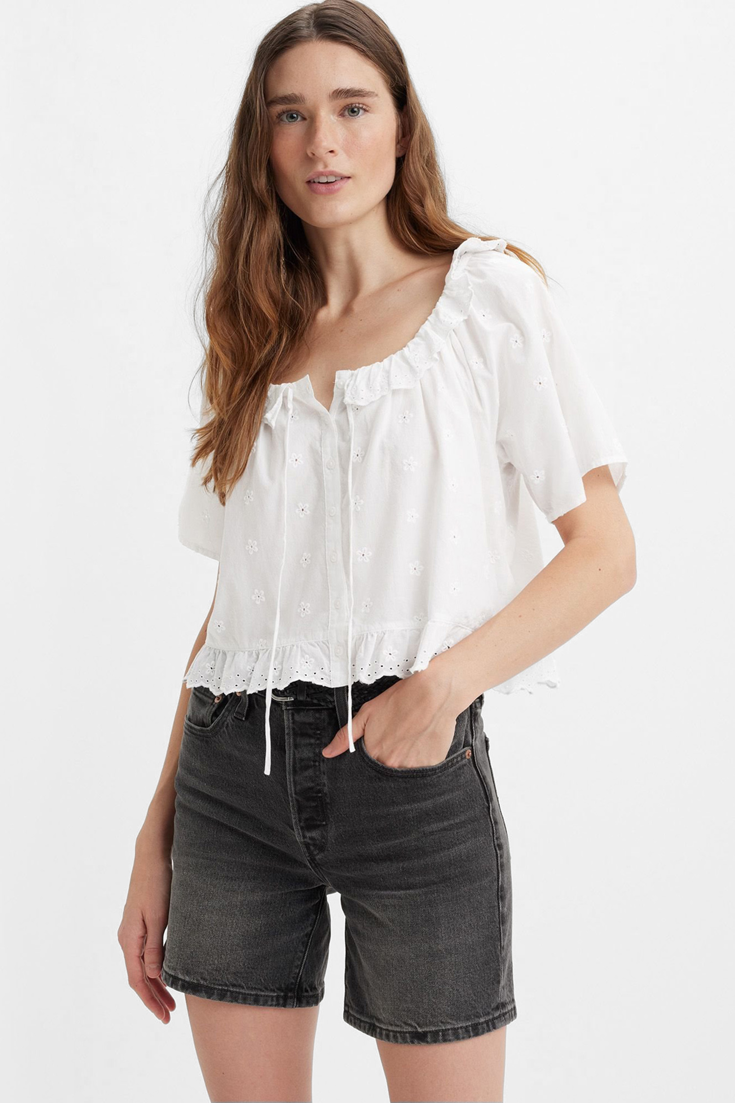 Жіноча біла блуза Levi’s® A8675;0013