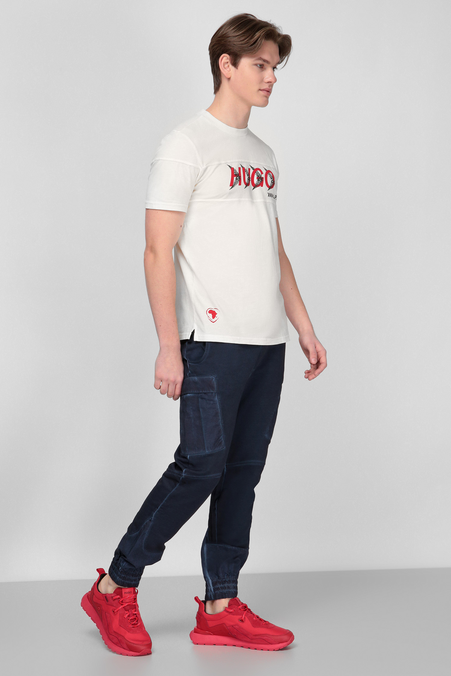 Белая футболка для парней HUGO x Liam Payne HUGO 50448096;107