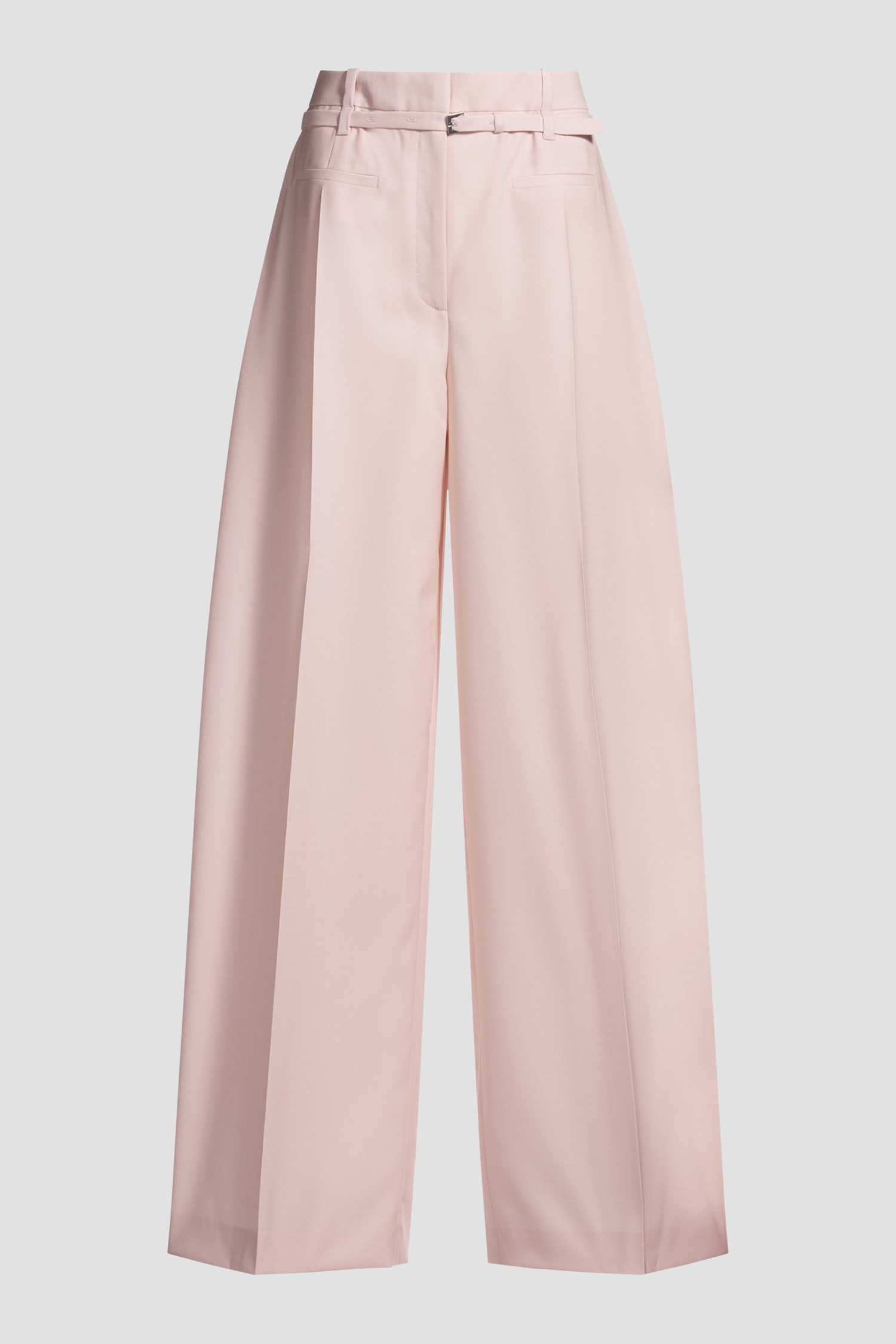 Женские розовые шерстяные брюки BOSS 50537404;685