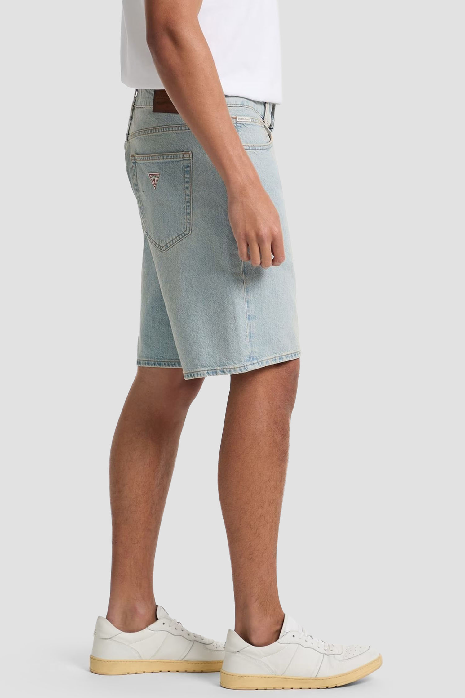 Мужские голубые джинсовые шорты Guess Jeans M4YD37.D5M51;GAL1