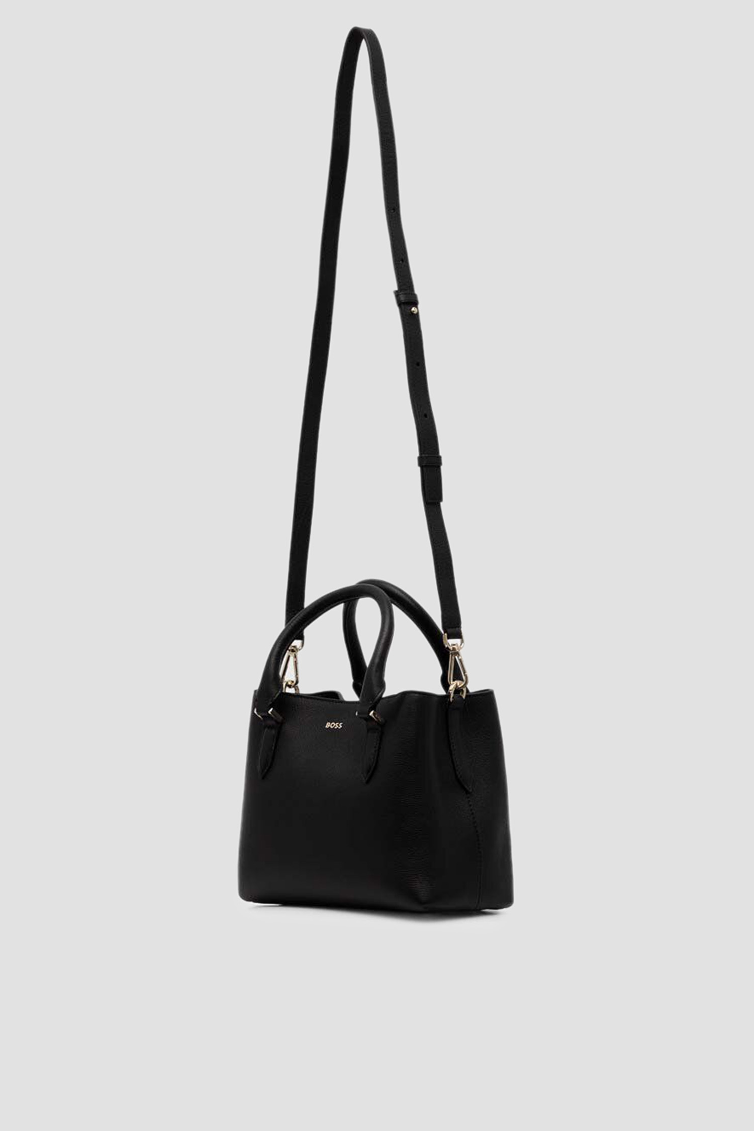 Женская черная кожаная сумка BOSS 50523290;001