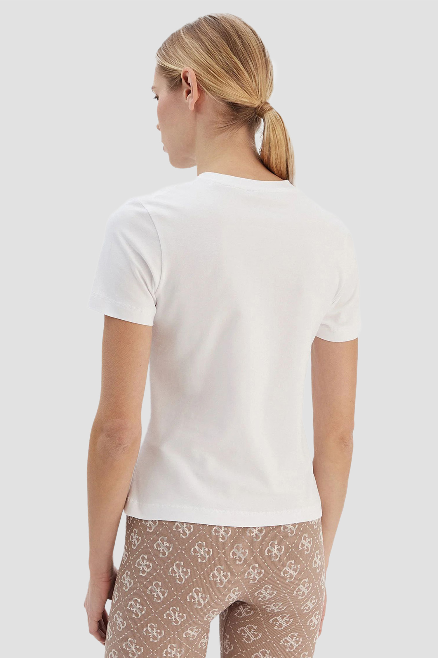 Жіноча біла футболка Guess V6RI02.J1314;G011