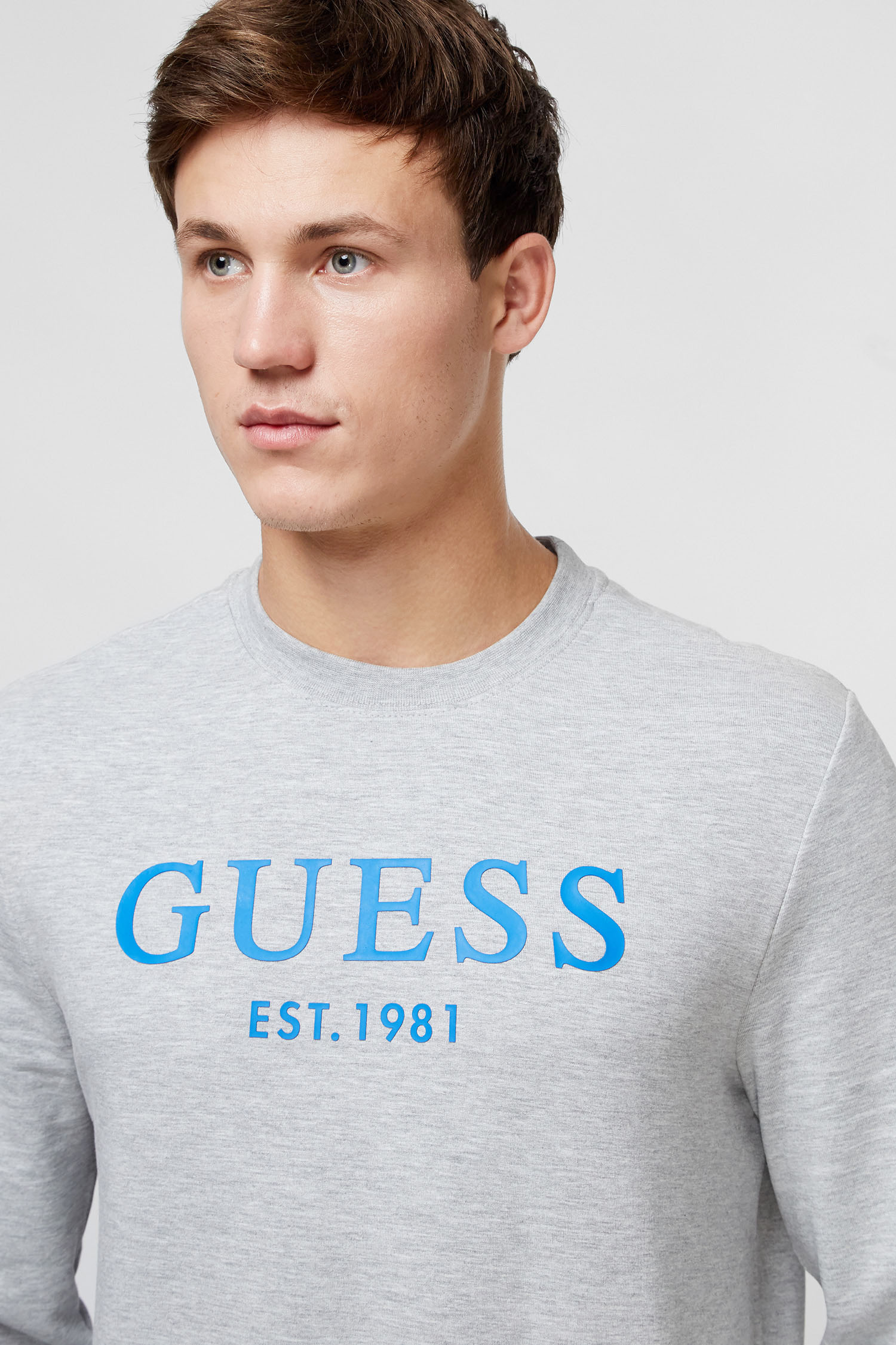 Мужской серый свитшот Guess M0YQ31.K7ON0;LHY — Ultrashop