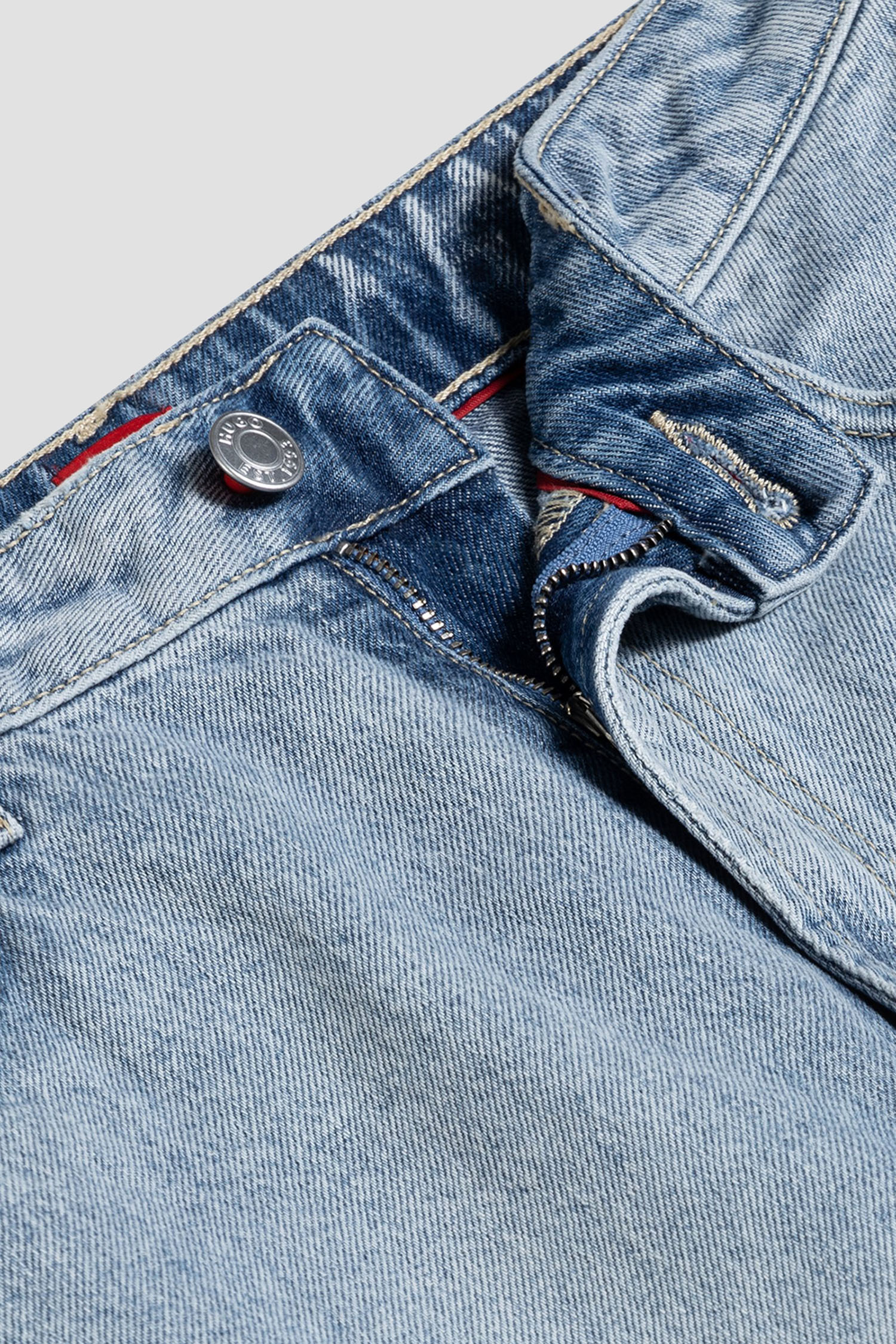 Жіночі блакитні джинсові шорти HUGO 50538863;440