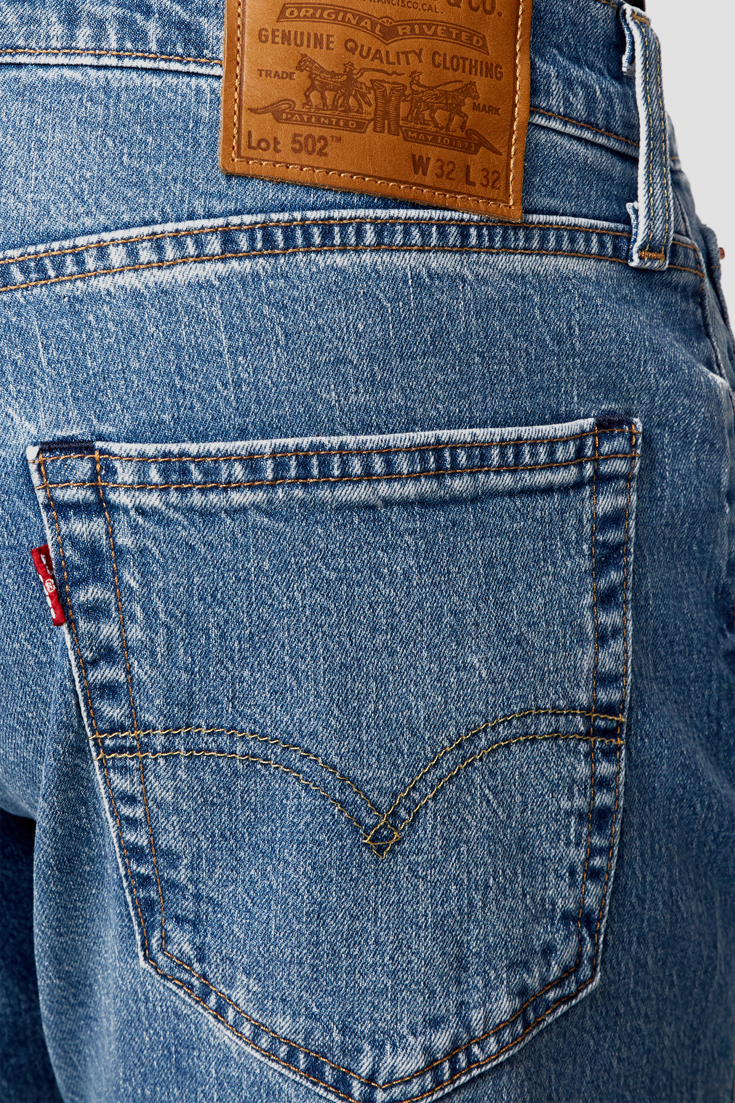 Мужские синие джинсы 502™ Taper Levi’s® 29507;1293