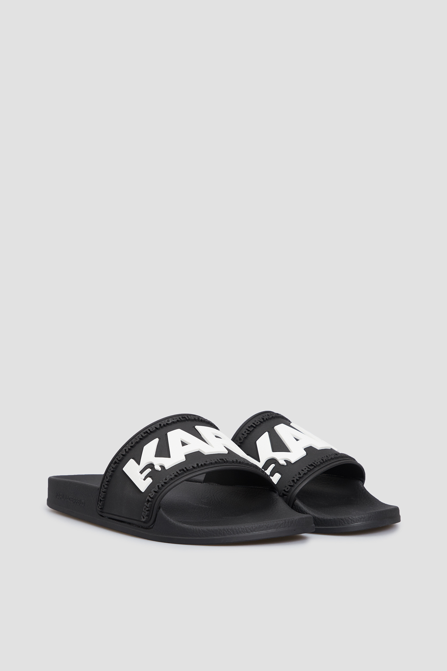 Мужские черные слайдеры Karl Lagerfeld 532490.855018;990