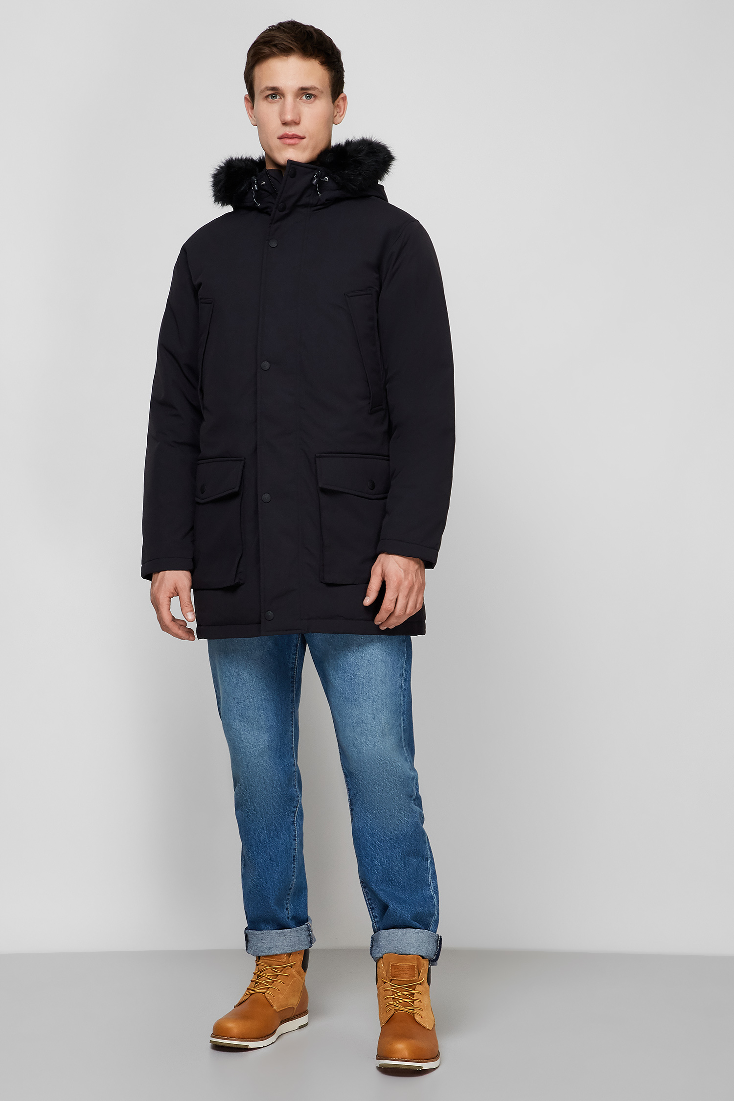 Чоловіча чорна пухова парка Levi’s® 27522;0000