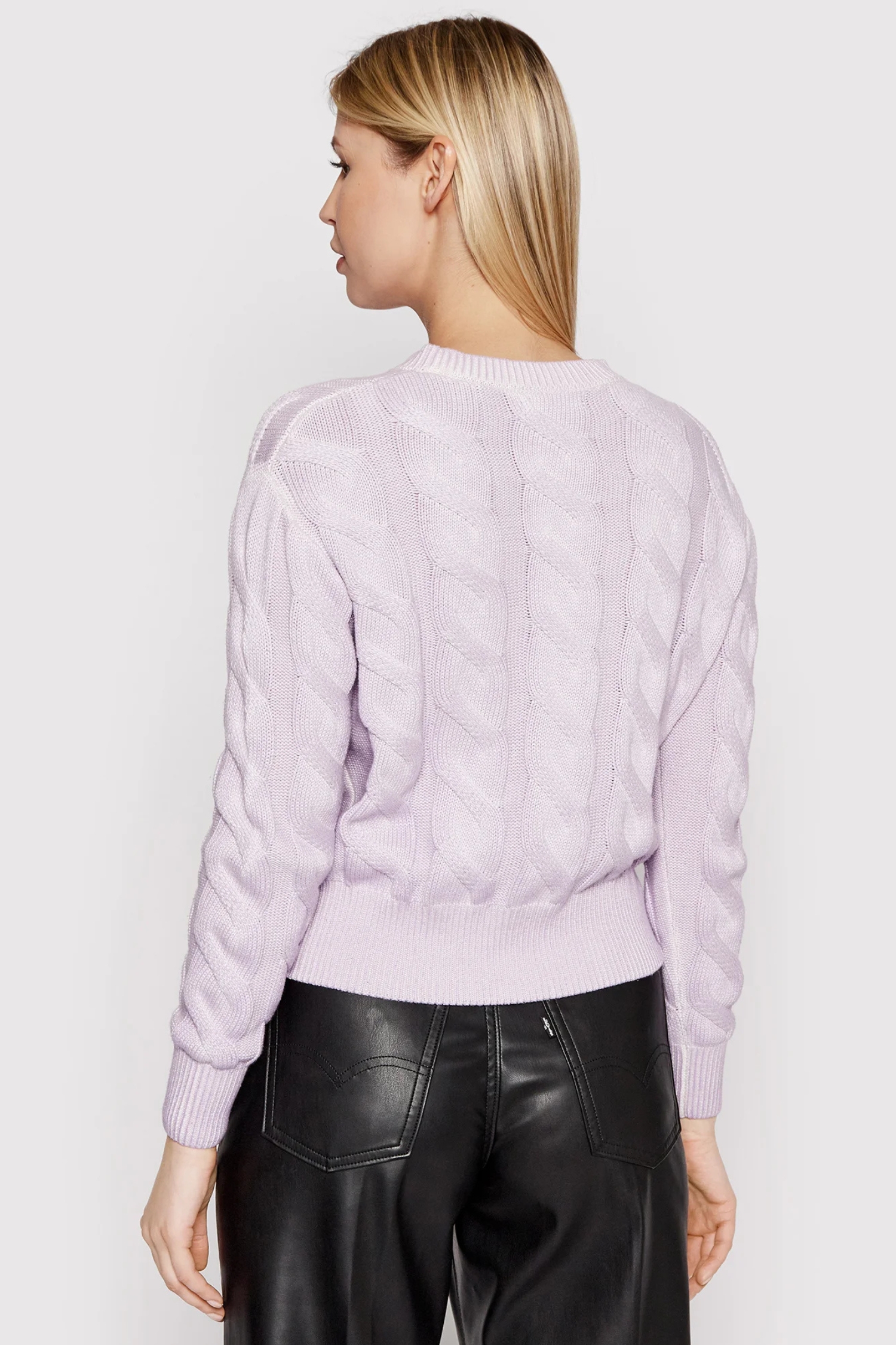 Женский сиреневый джемпер Guess W2RR14.Z2BB0;G472