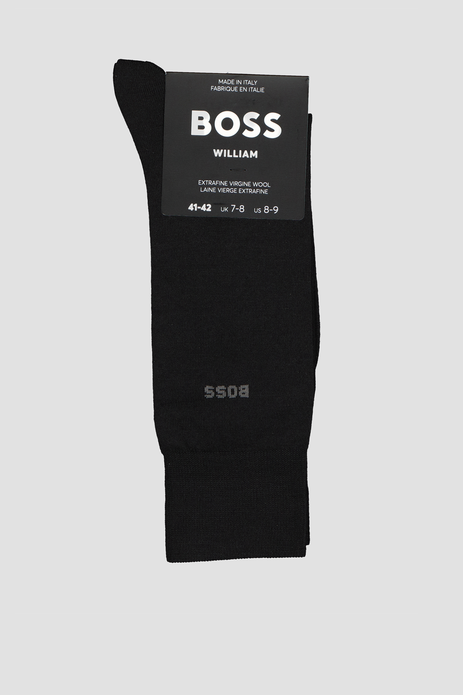 Мужские черные шерстяные носки BOSS 50470009;001