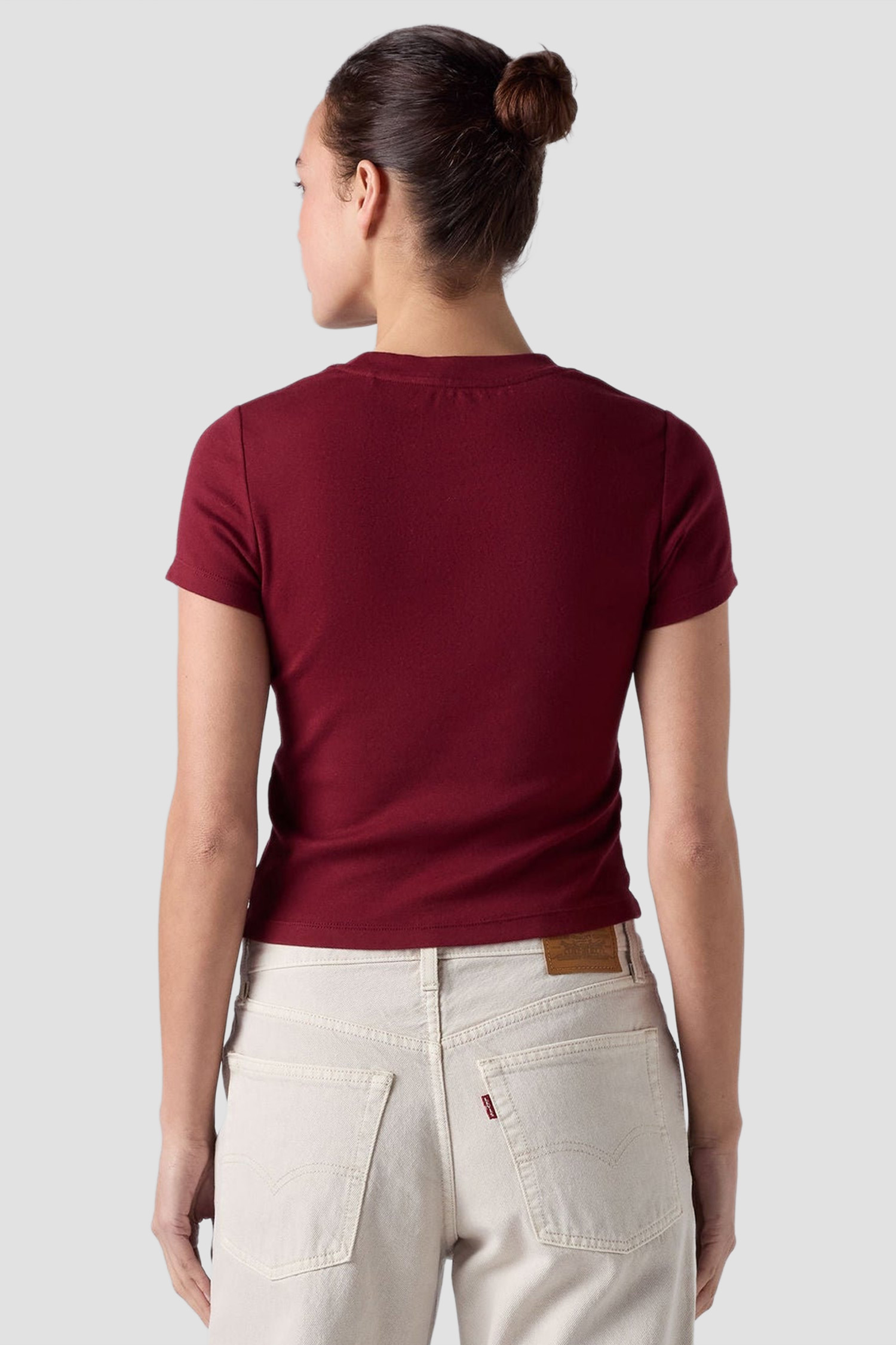 Женская бордовая футболка Levi’s® 008CH;0015