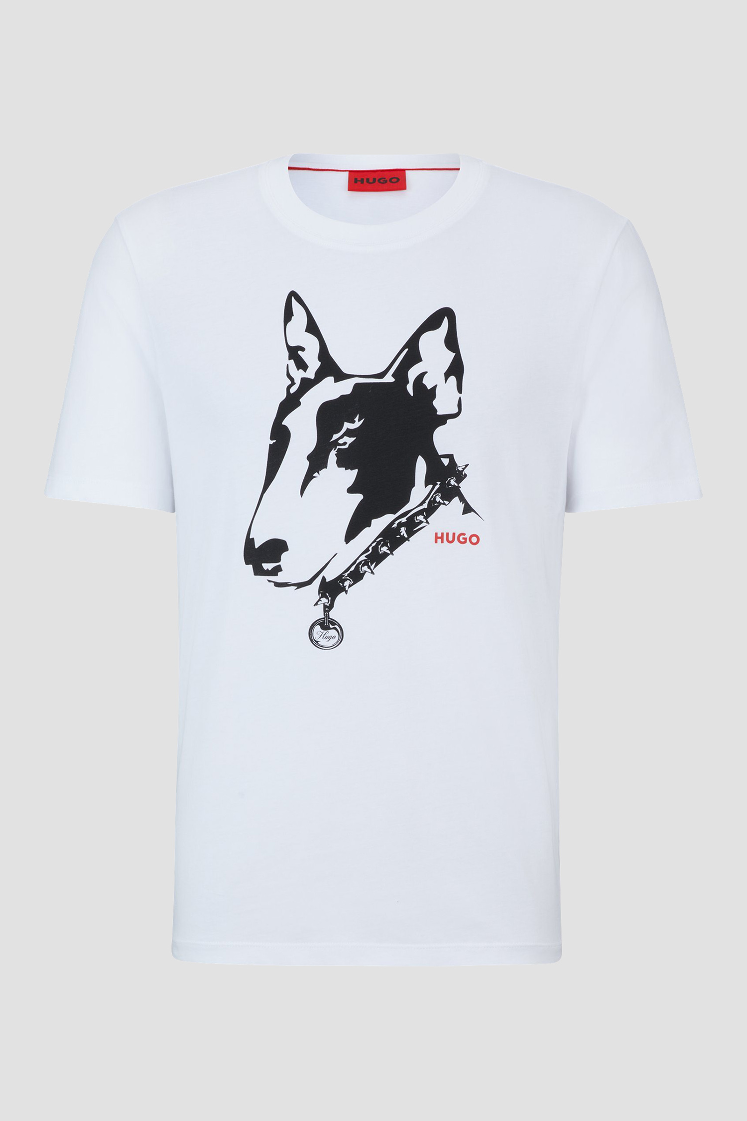 Мужская белая футболка HUGO 50504916;100
