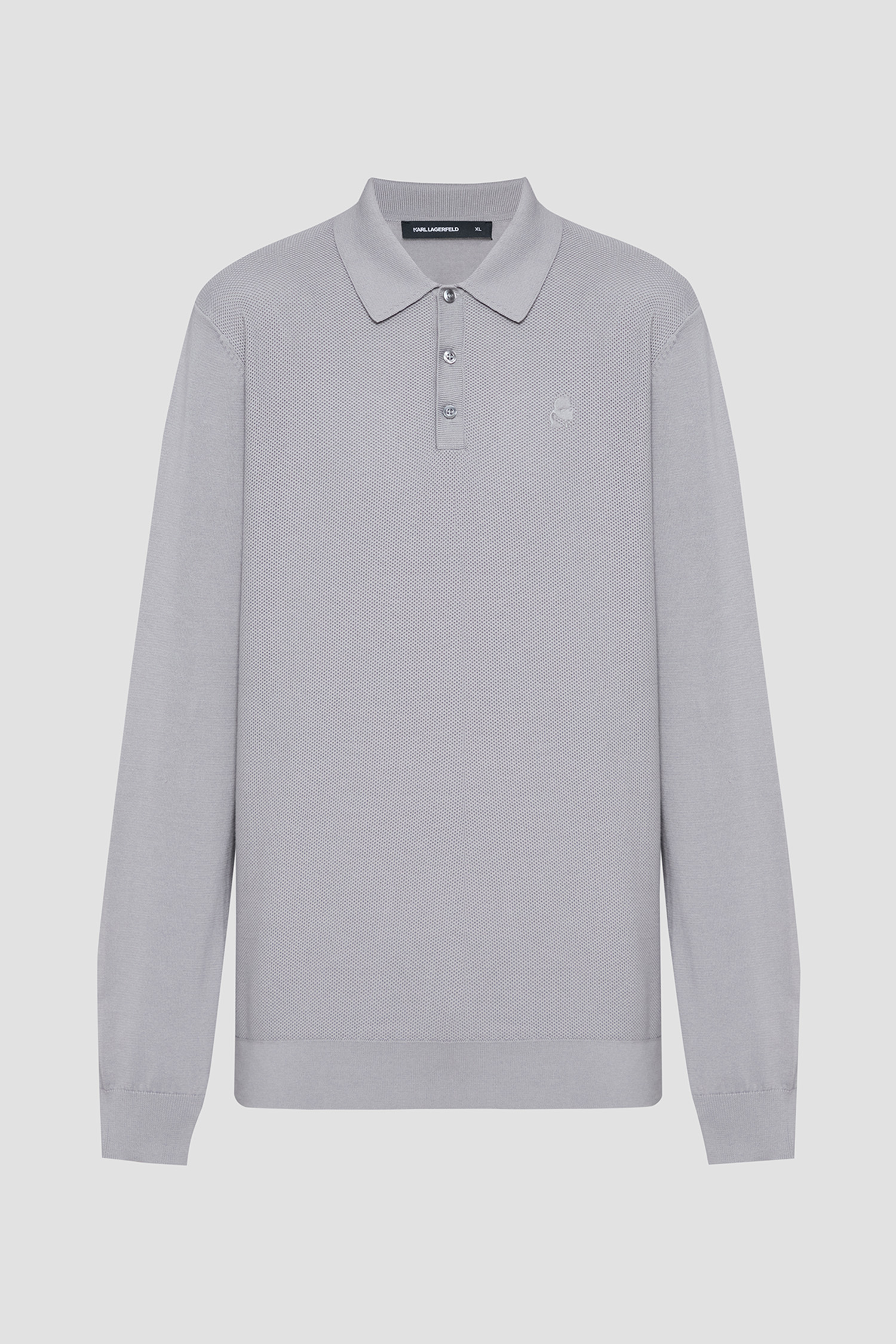 Мужской серое поло Karl Lagerfeld 561398.655007;940