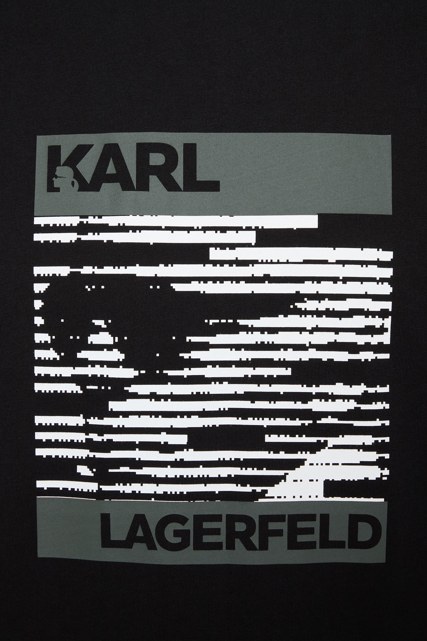 Чоловіча чорна футболка Karl Lagerfeld 554225.755131;990