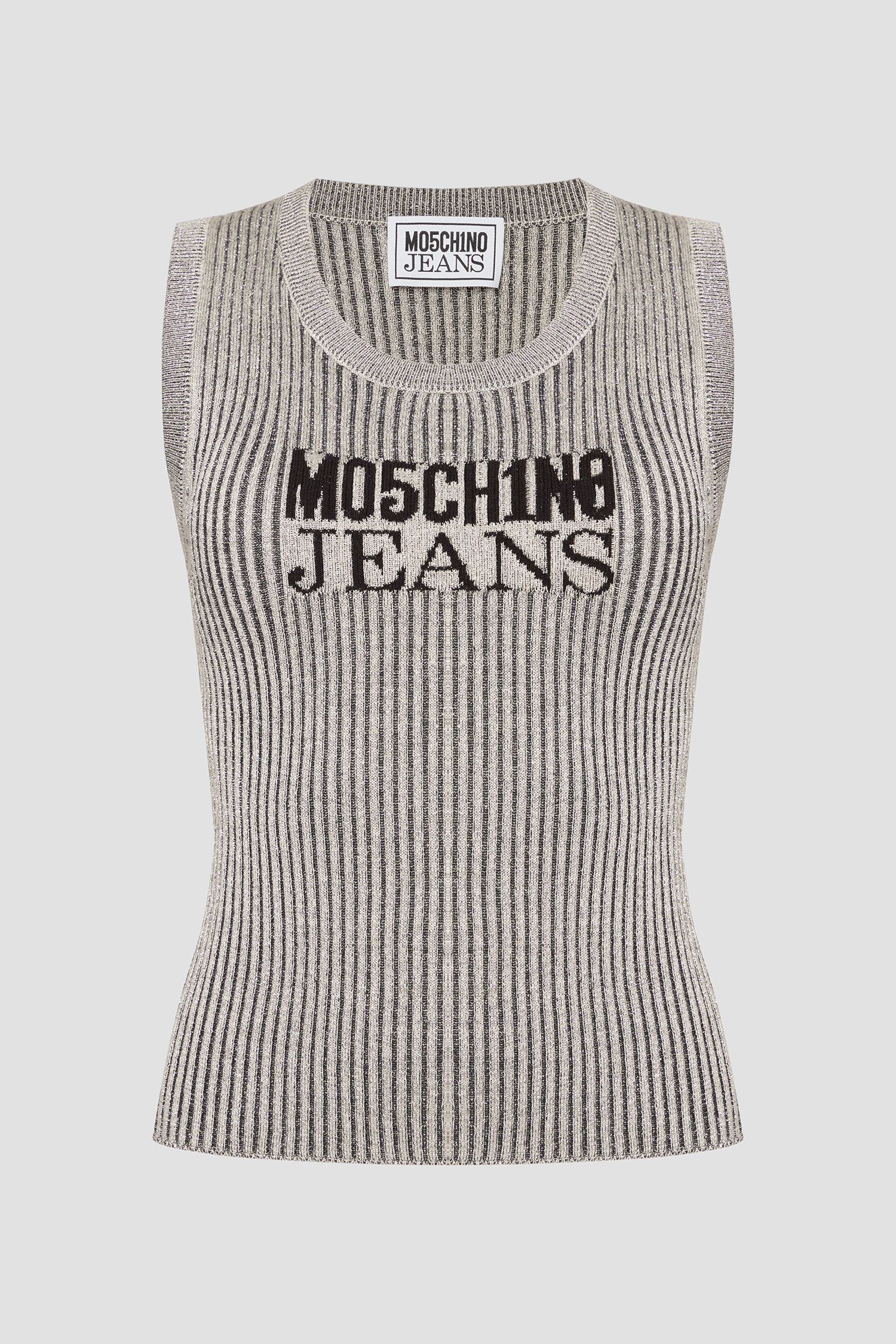 Женский серый топ Moschino J0884.3205;1610
