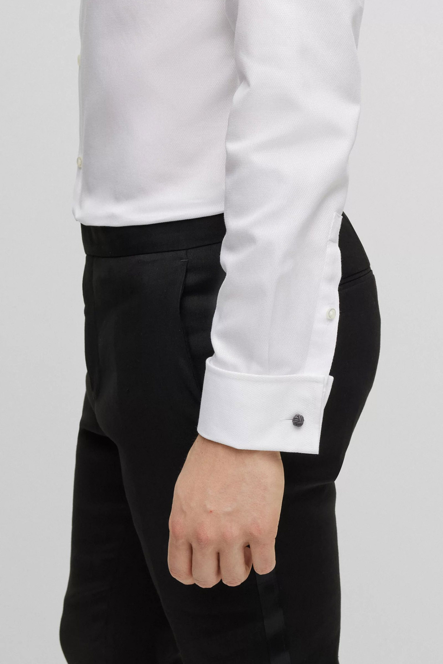 Мужская белая рубашка BOSS 50490144;100