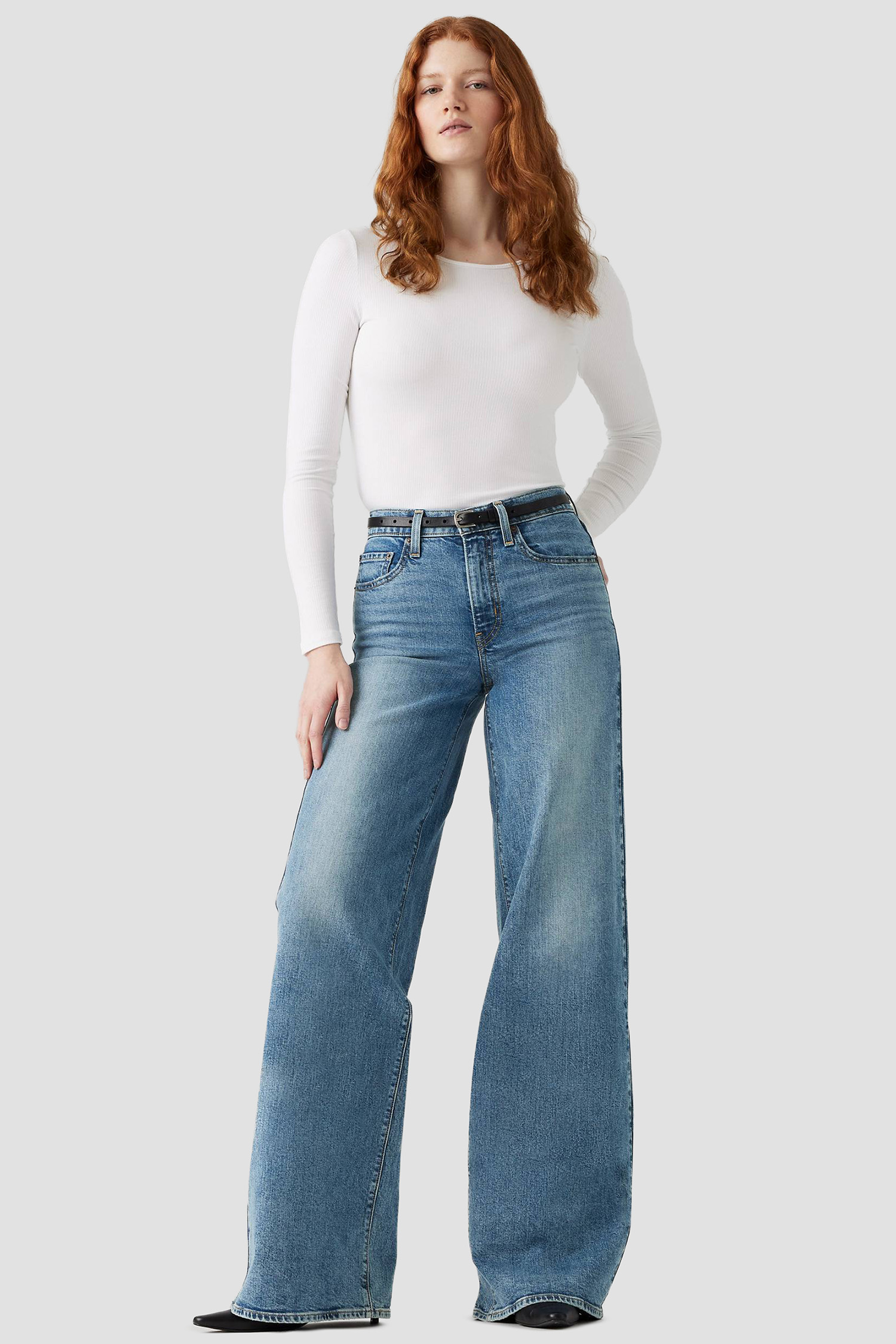 Женские голубые джинсы 728™ Levi’s® 0039B;0002