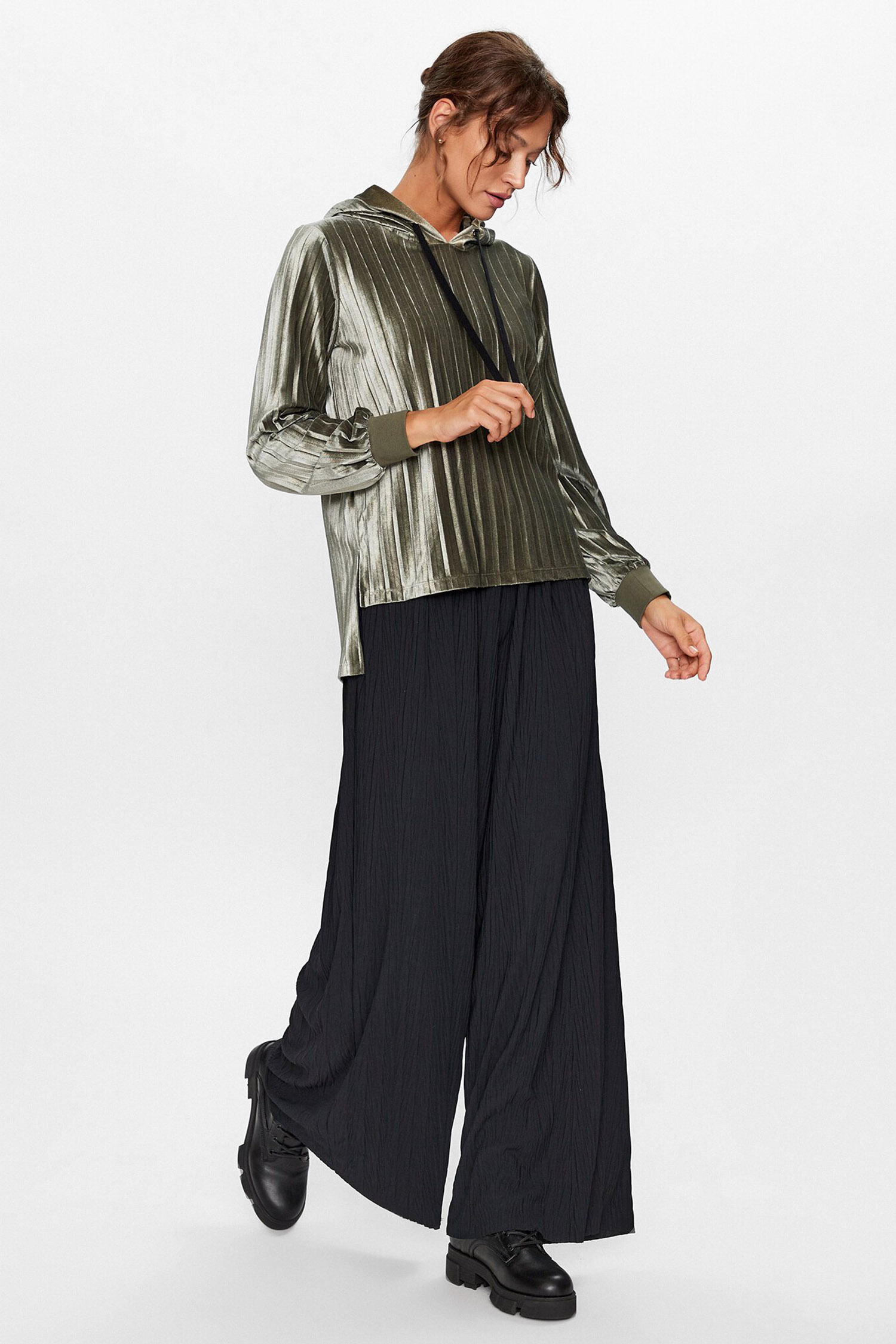 Женское зеленое худи Liu Jo TF3183.J4529;90511