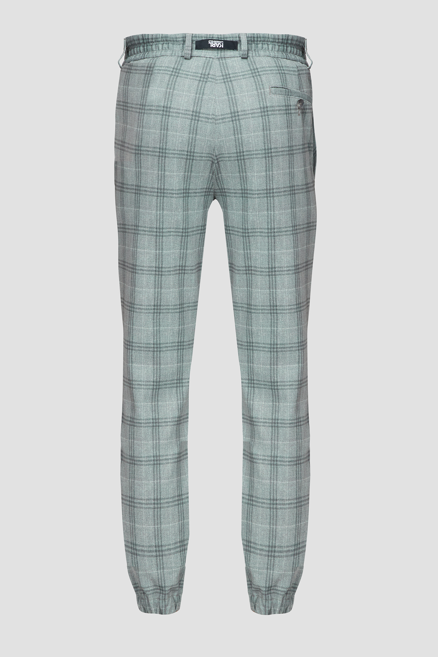 Чоловічі сірі картаті брюки Karl Lagerfeld 532004.255019;910