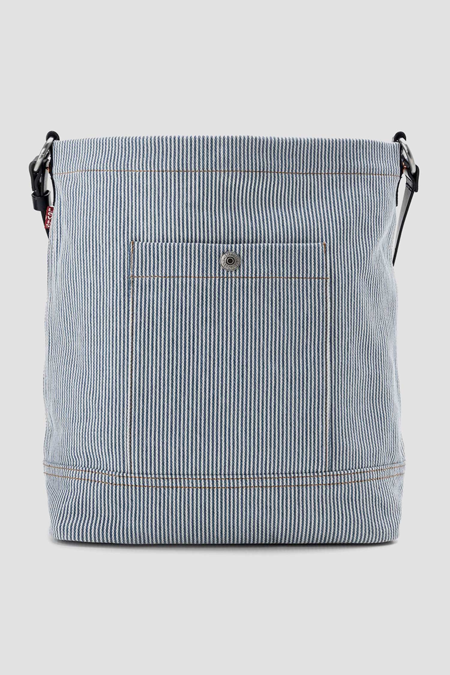 Женская голубая джинсовая сумка в полоску Levi’s® 000IP;0002